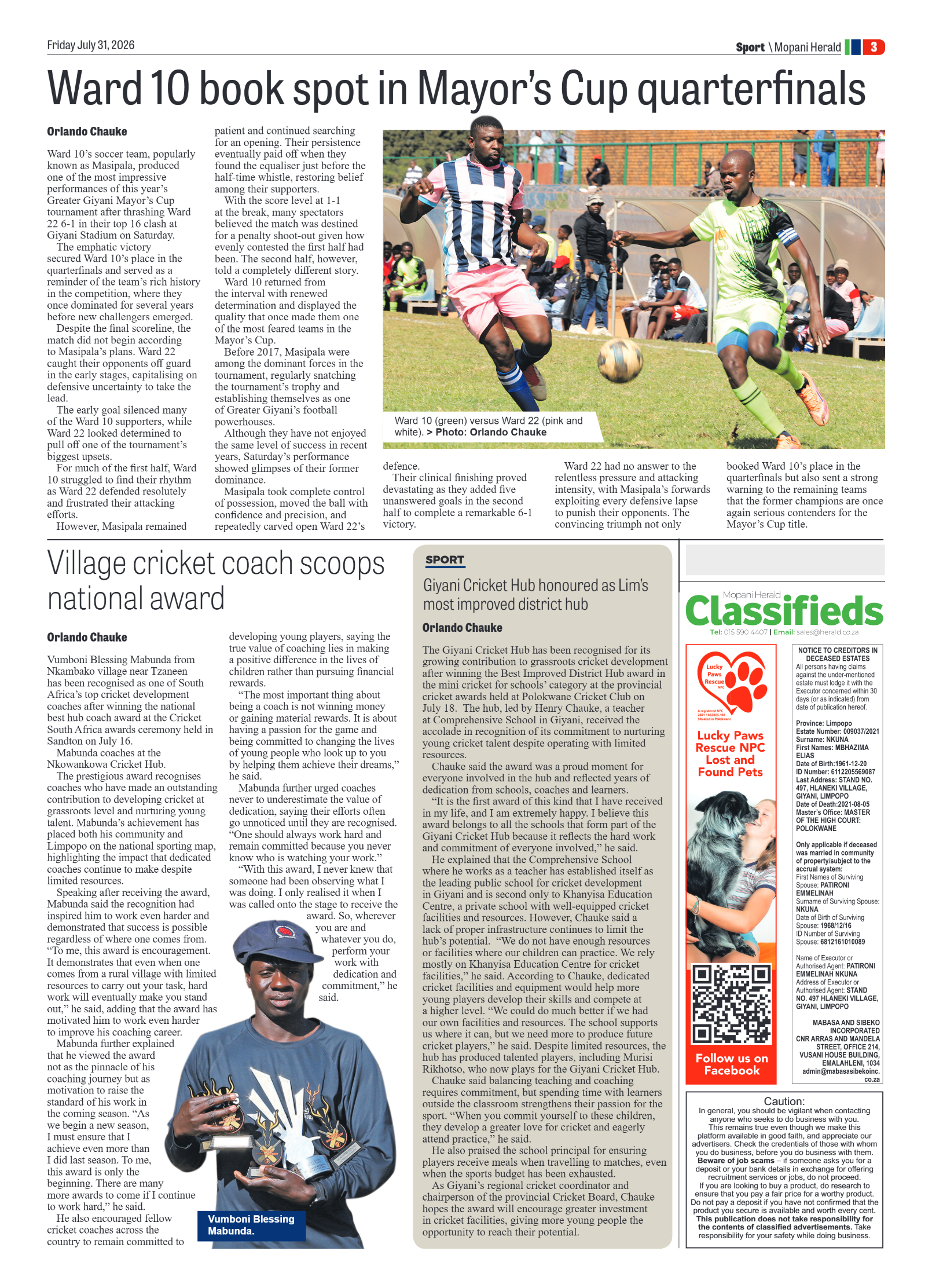Mopani Herald 31 July 2026 page 7