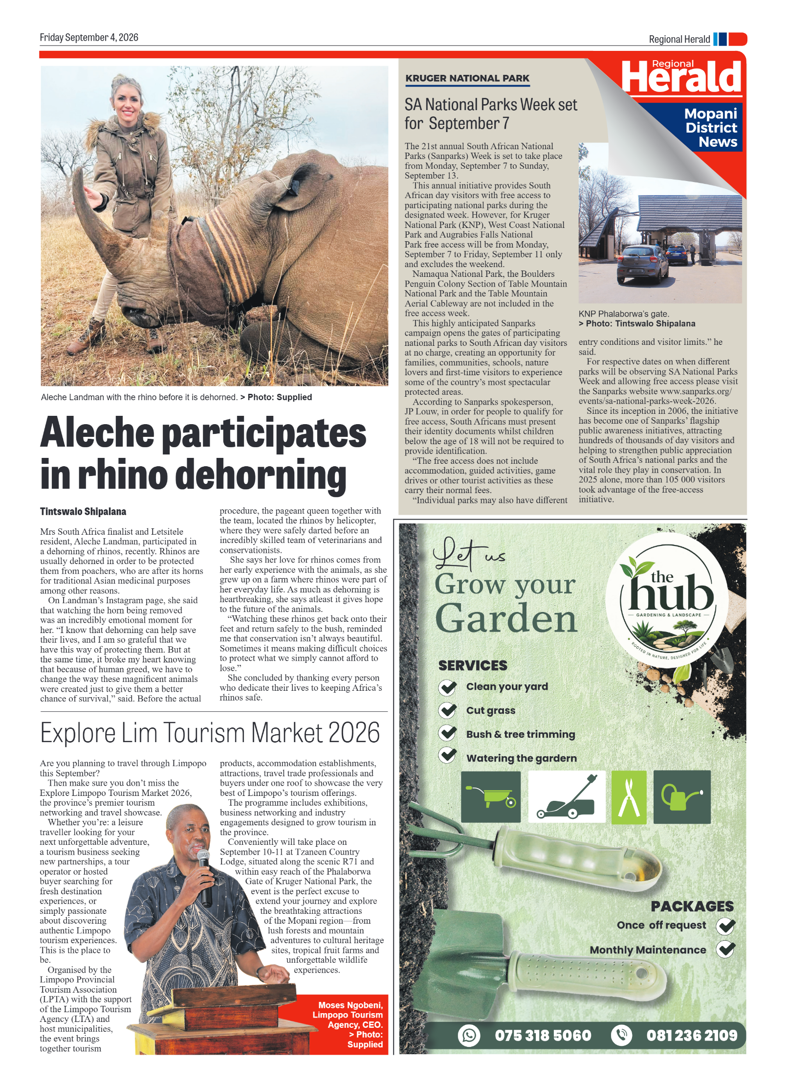 Mopani Herald 4 September 2026 page 3