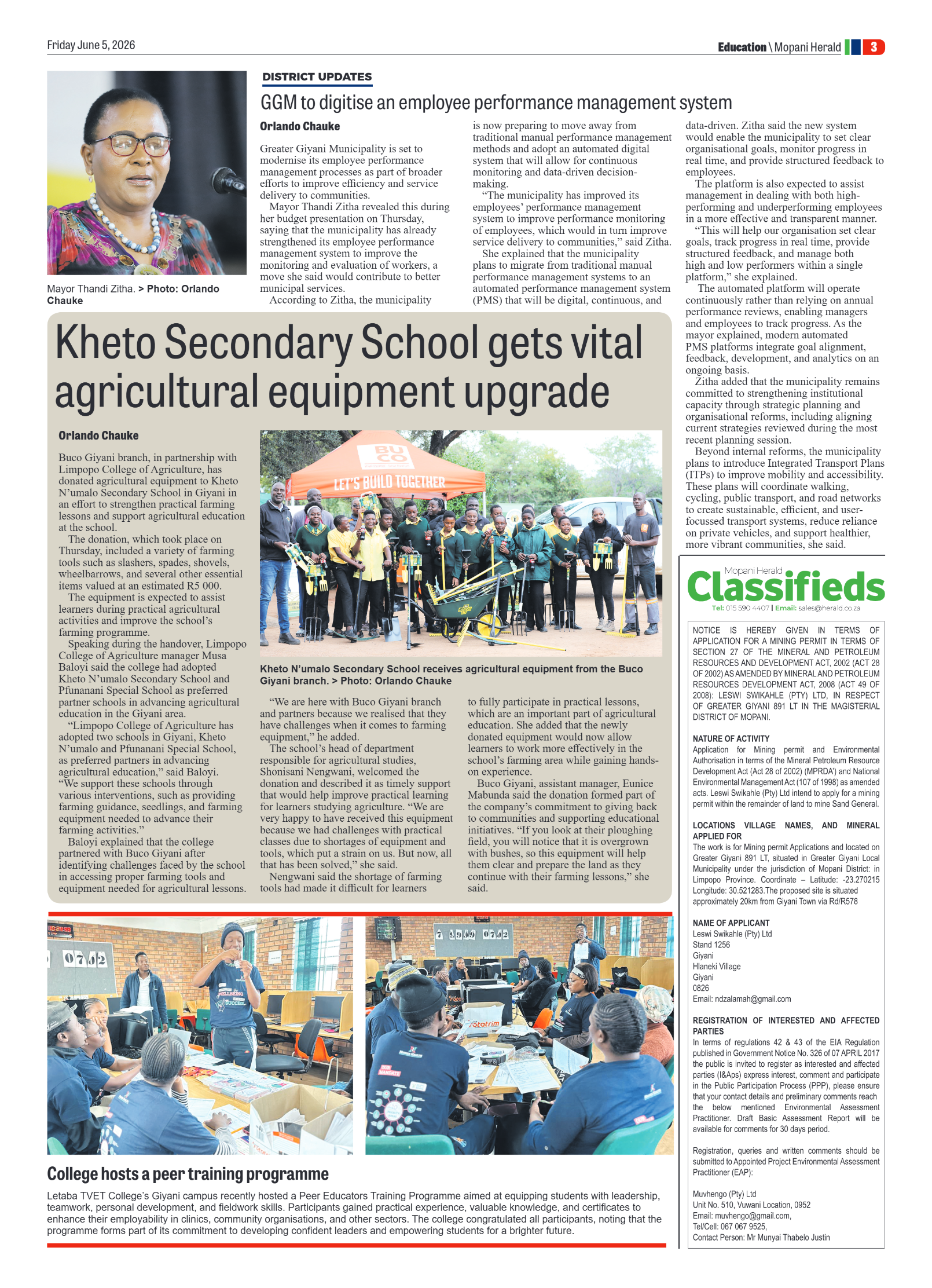 Mopani Herald 5 June 2026 page 7