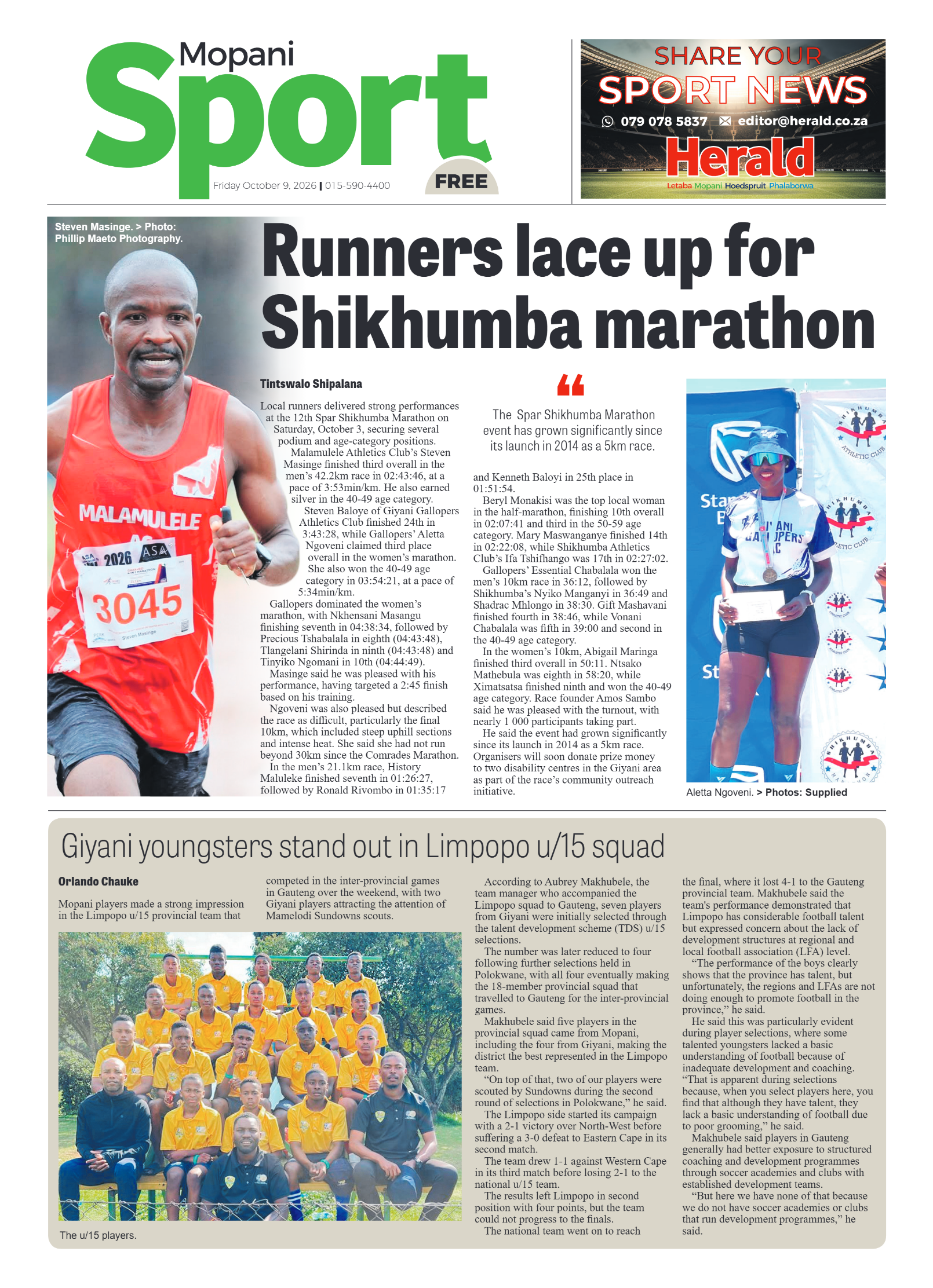 Mopani Herald 9 October 2026 page 8