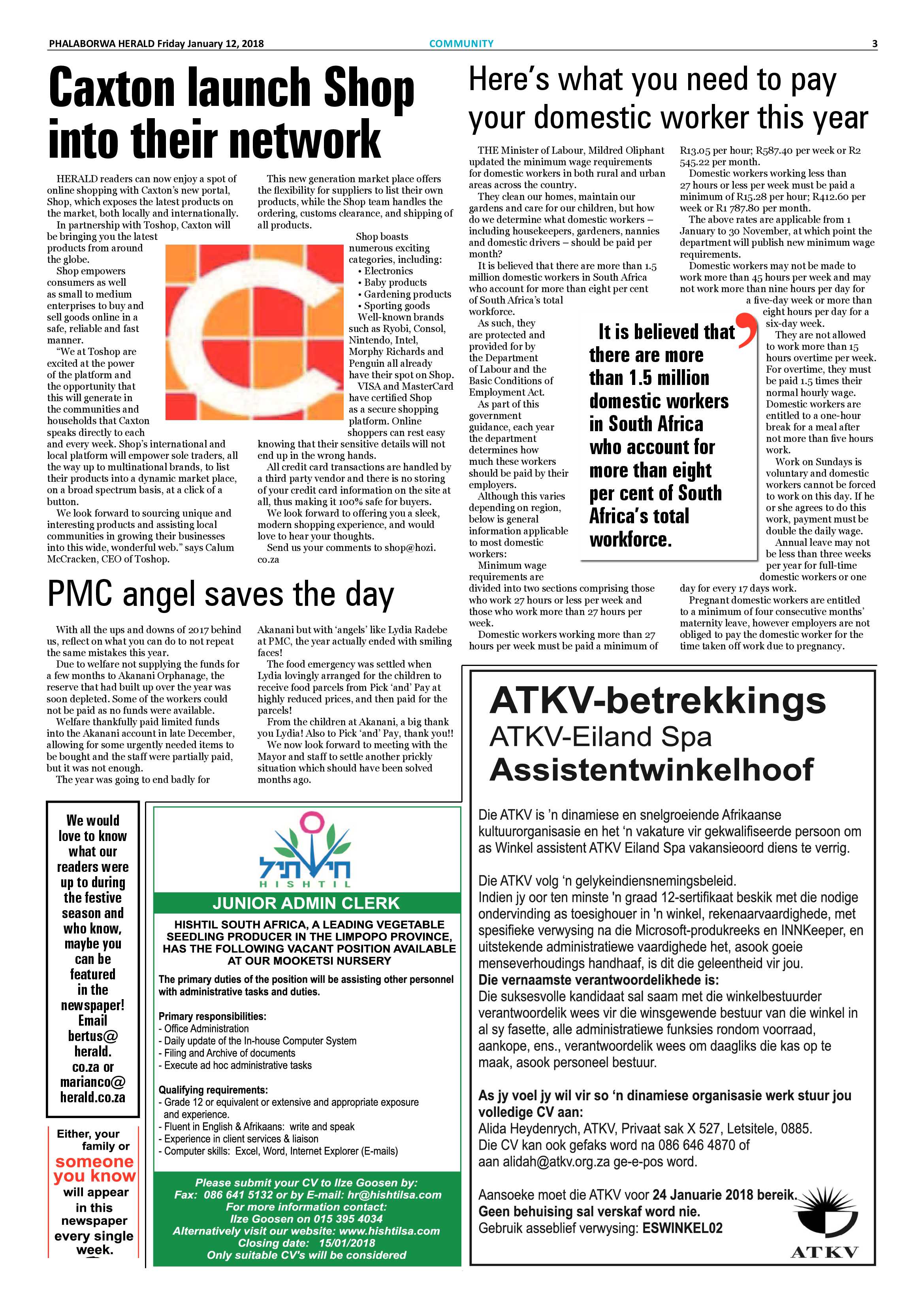 Phalaborwa Herald-12 January 2018 page 3