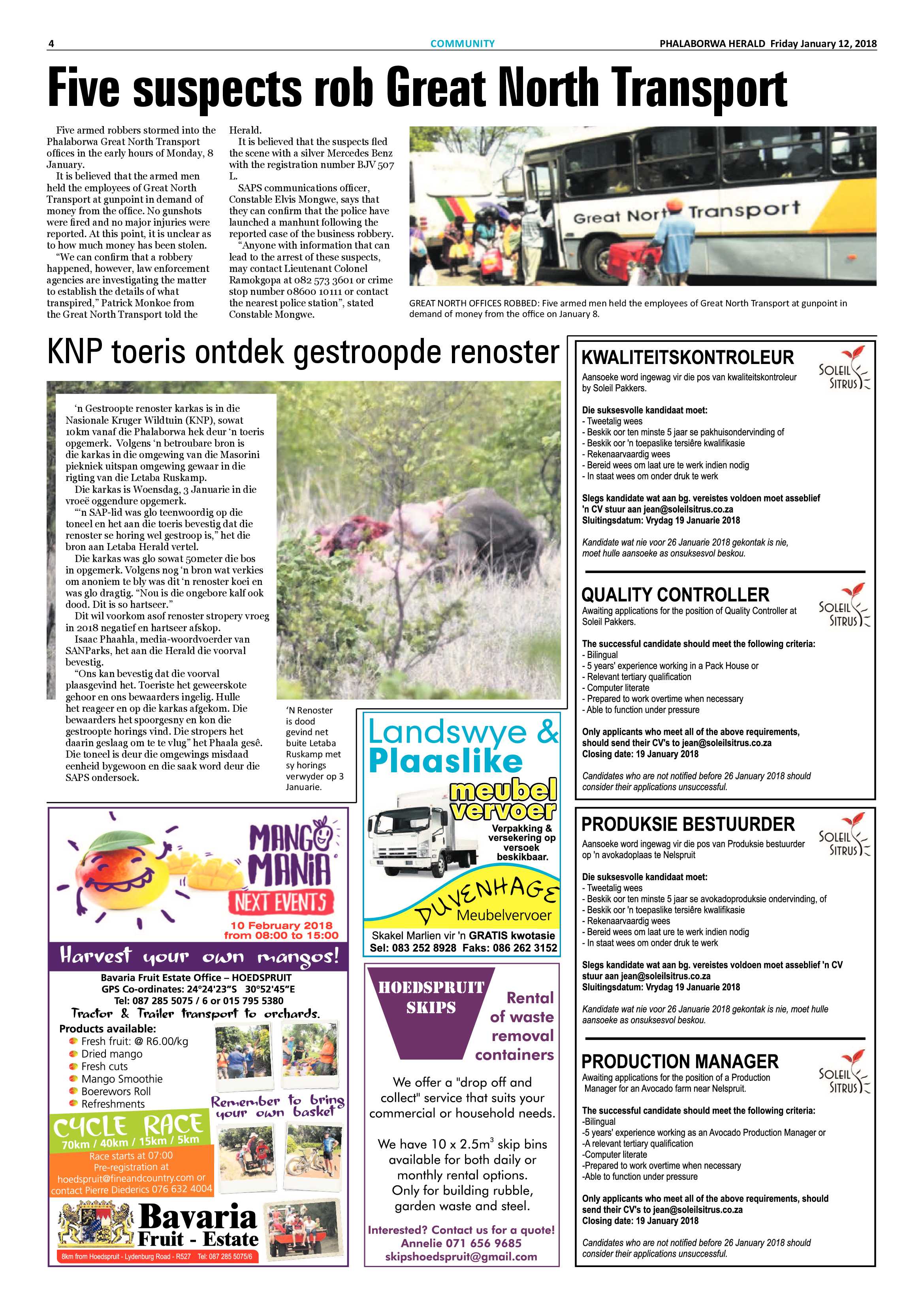 Phalaborwa Herald-12 January 2018 page 4