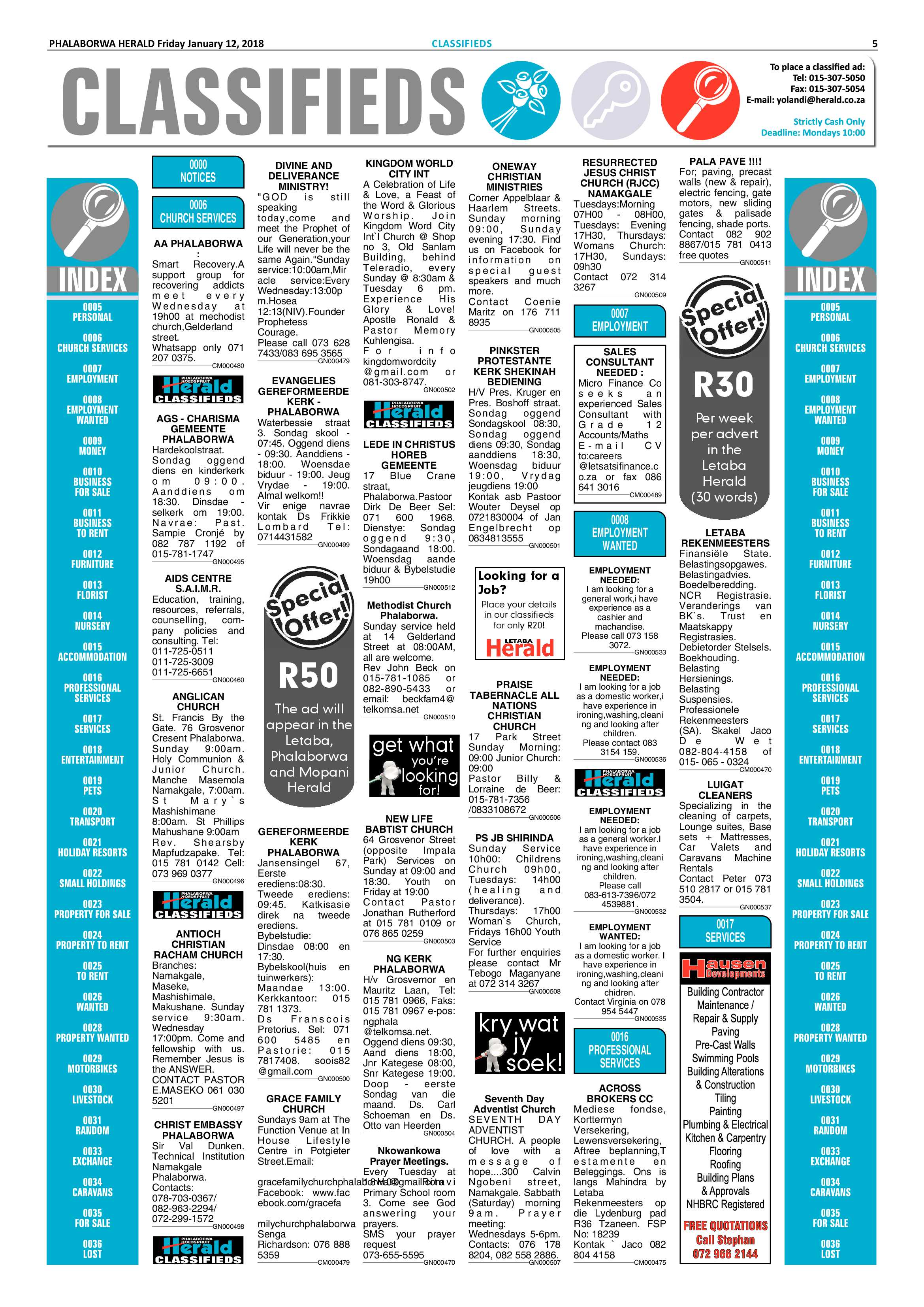 Phalaborwa Herald-12 January 2018 page 5