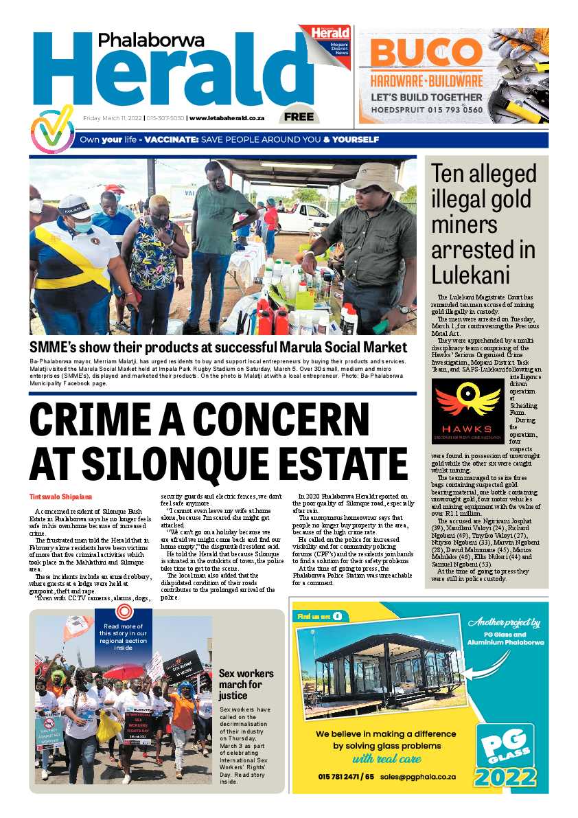 Phalaborwa Herald page 1