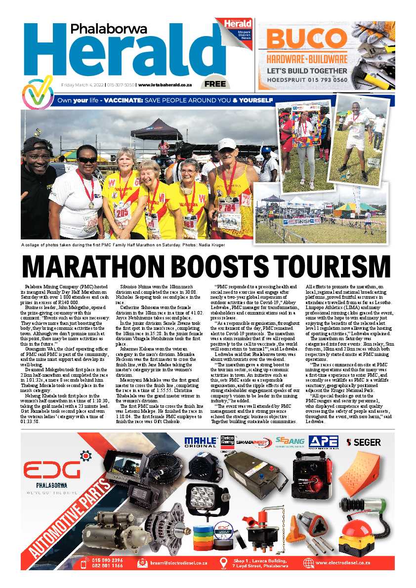 Phalaborwa Herald 04 Mar 2022 page 1