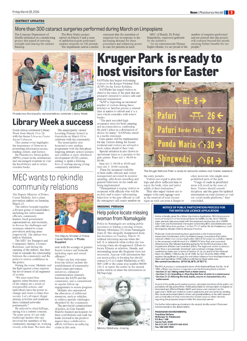 Phalaborwa Herald page 3