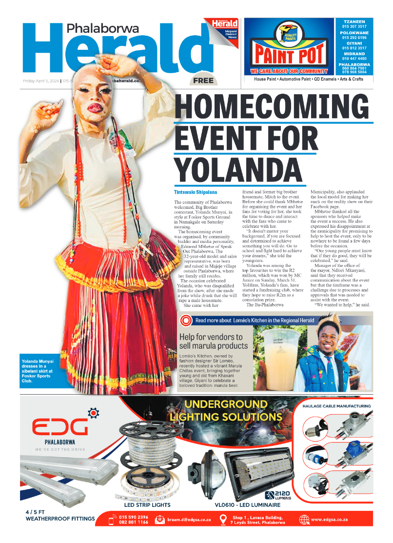 Phalaborwa Herald page 1