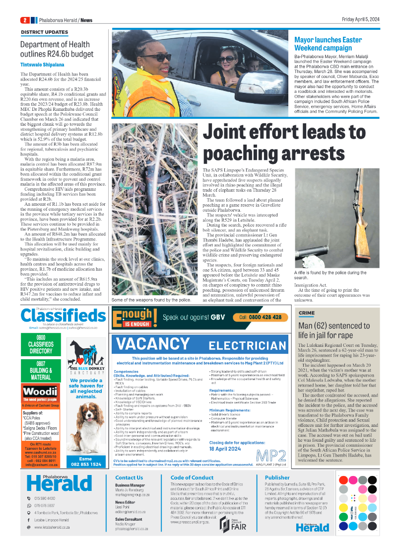 Phalaborwa Herald page 2