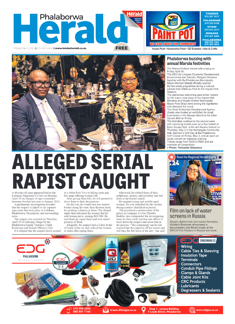 Phalaborwa Herald page 1