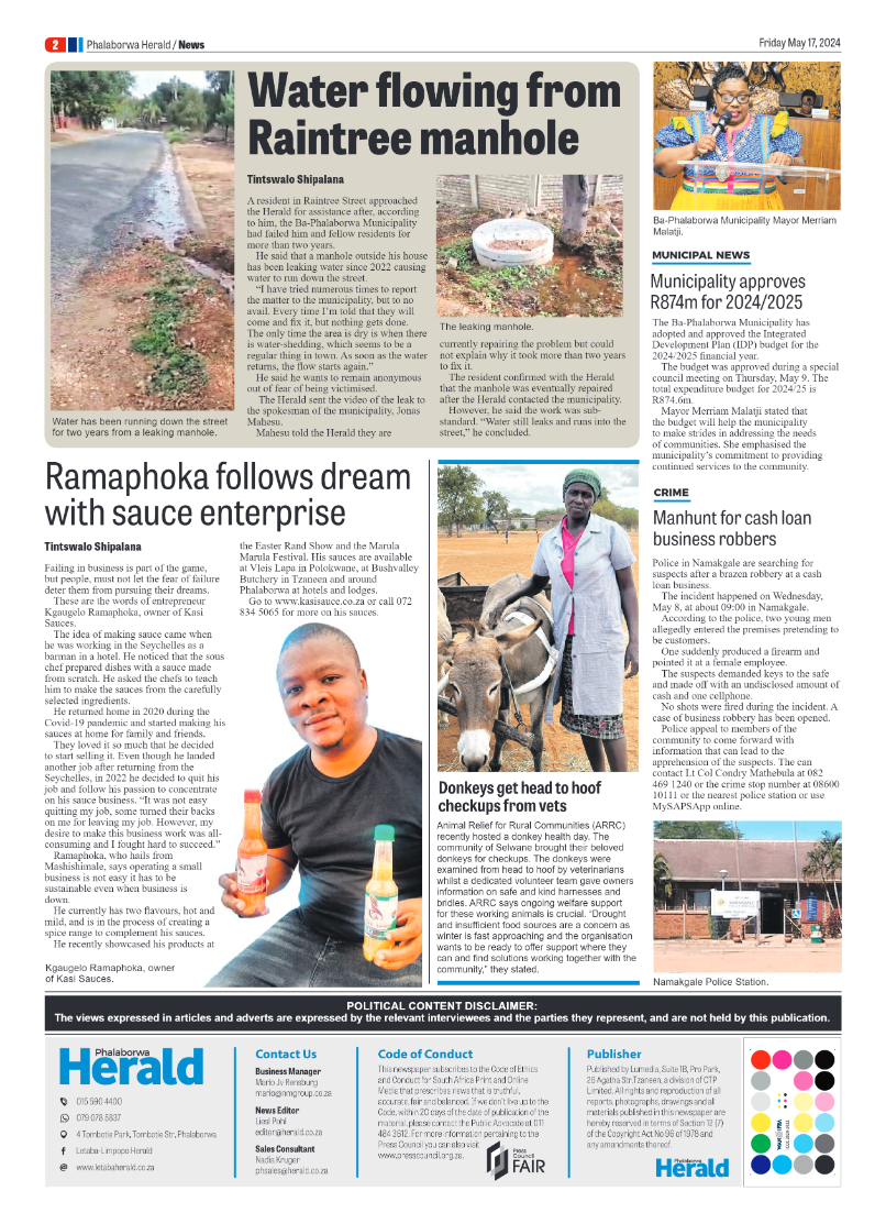 Phalaborwa Herald page 2