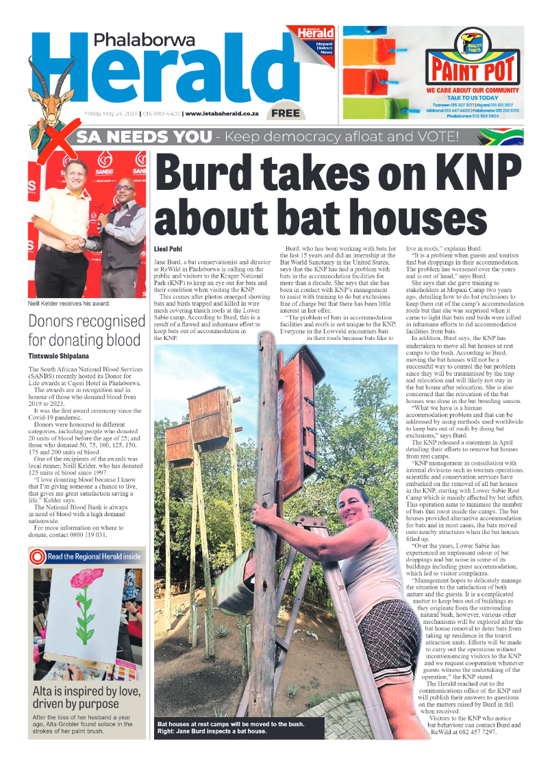 Phalaborwa Herald page 1