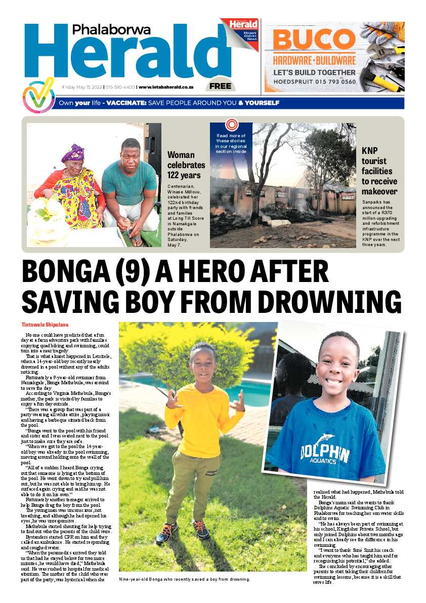 Phalaborwa Herald page 1