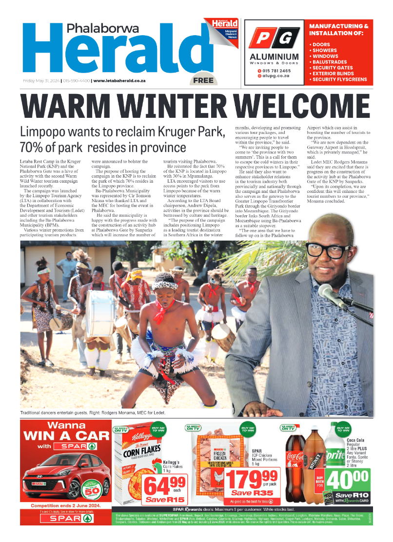 Phalaborwa Herald page 1