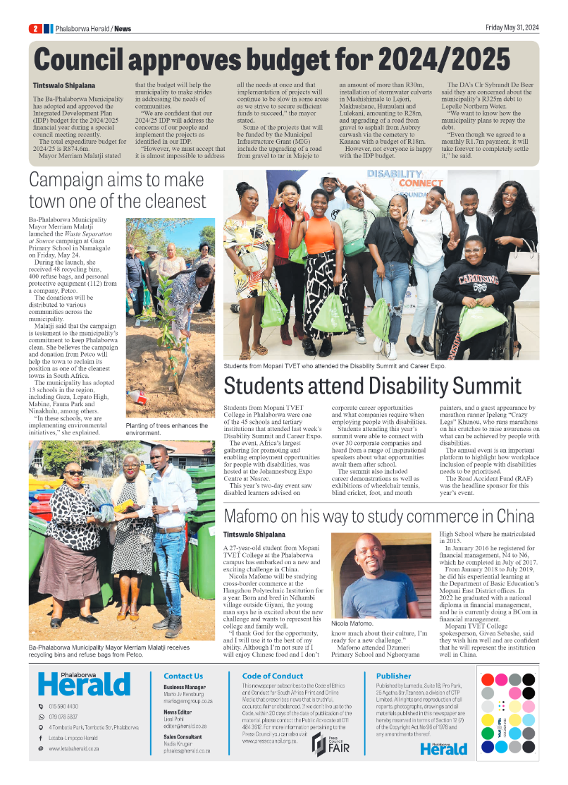 Phalaborwa Herald page 2