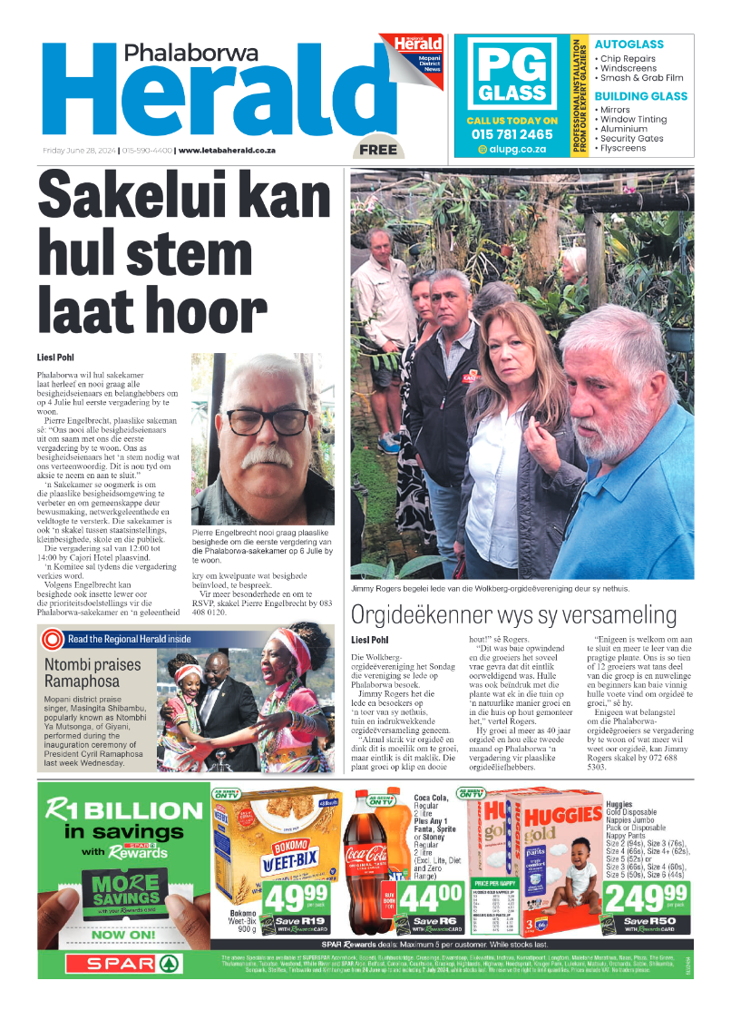 Phalaborwa Herald page 1