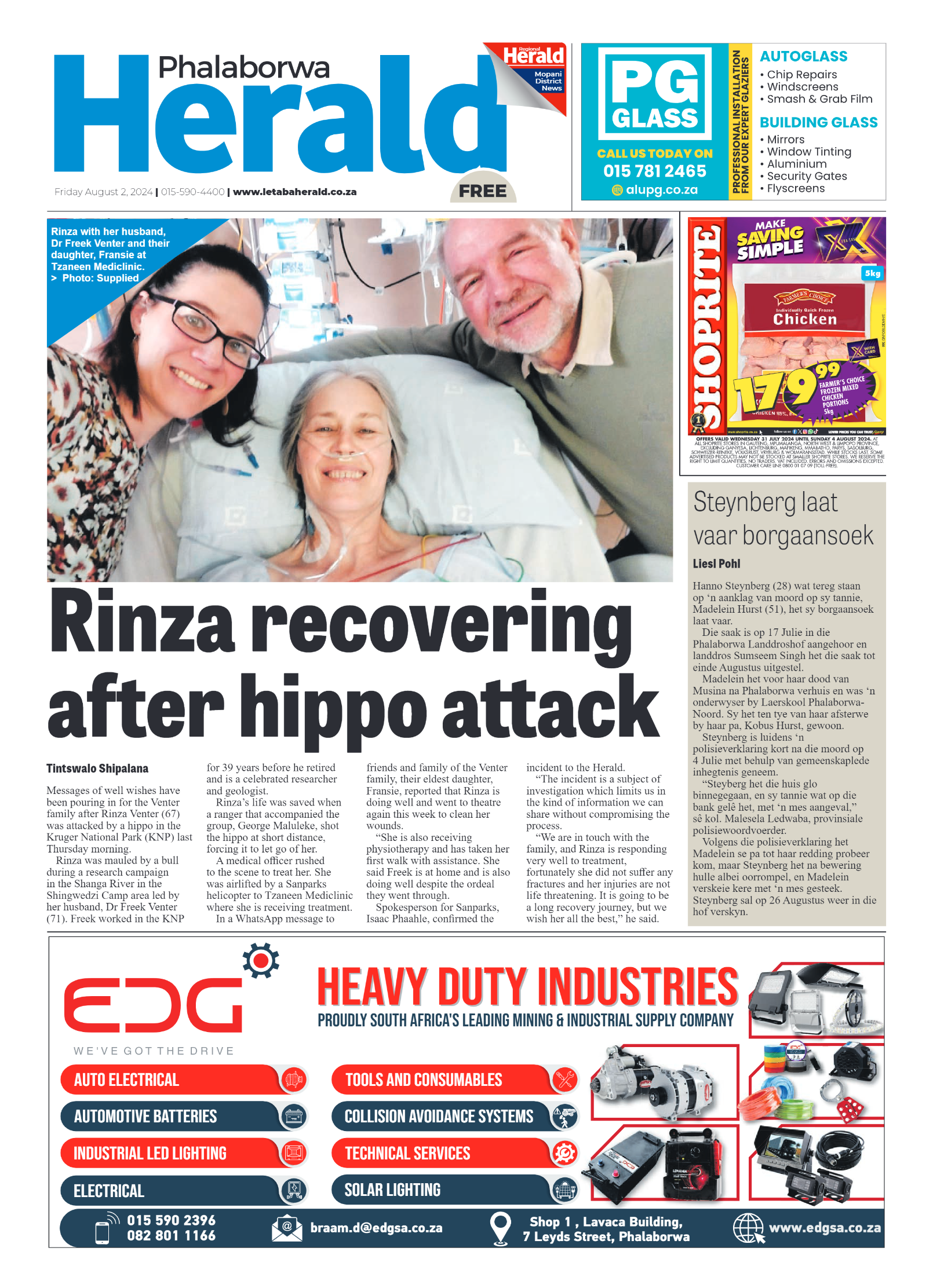 Phalaborwa Herald page 1