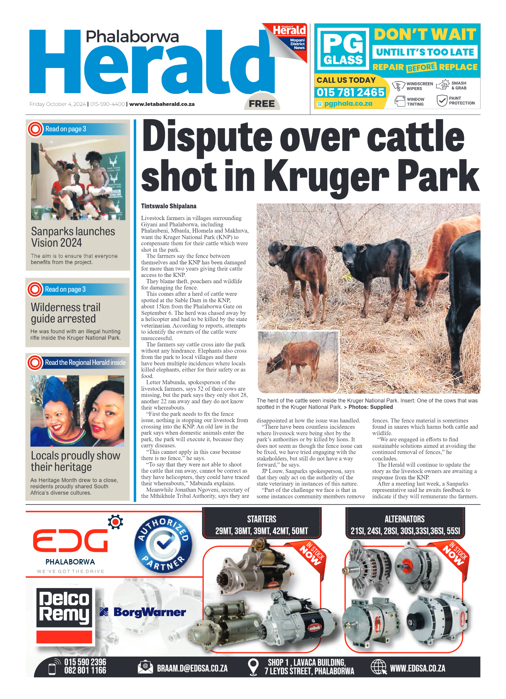 Phalaborwa Herald page 1