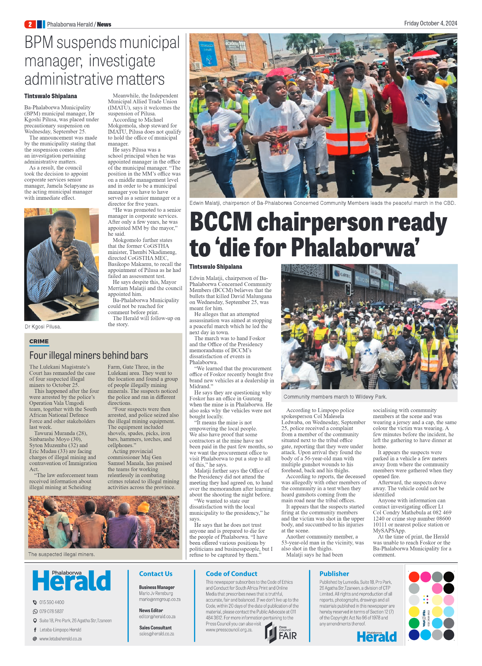 Phalaborwa Herald page 2