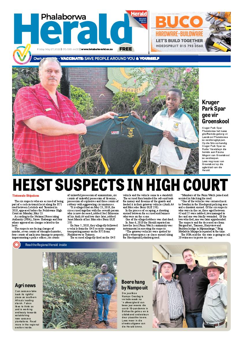 Phalaborwa Herald page 1