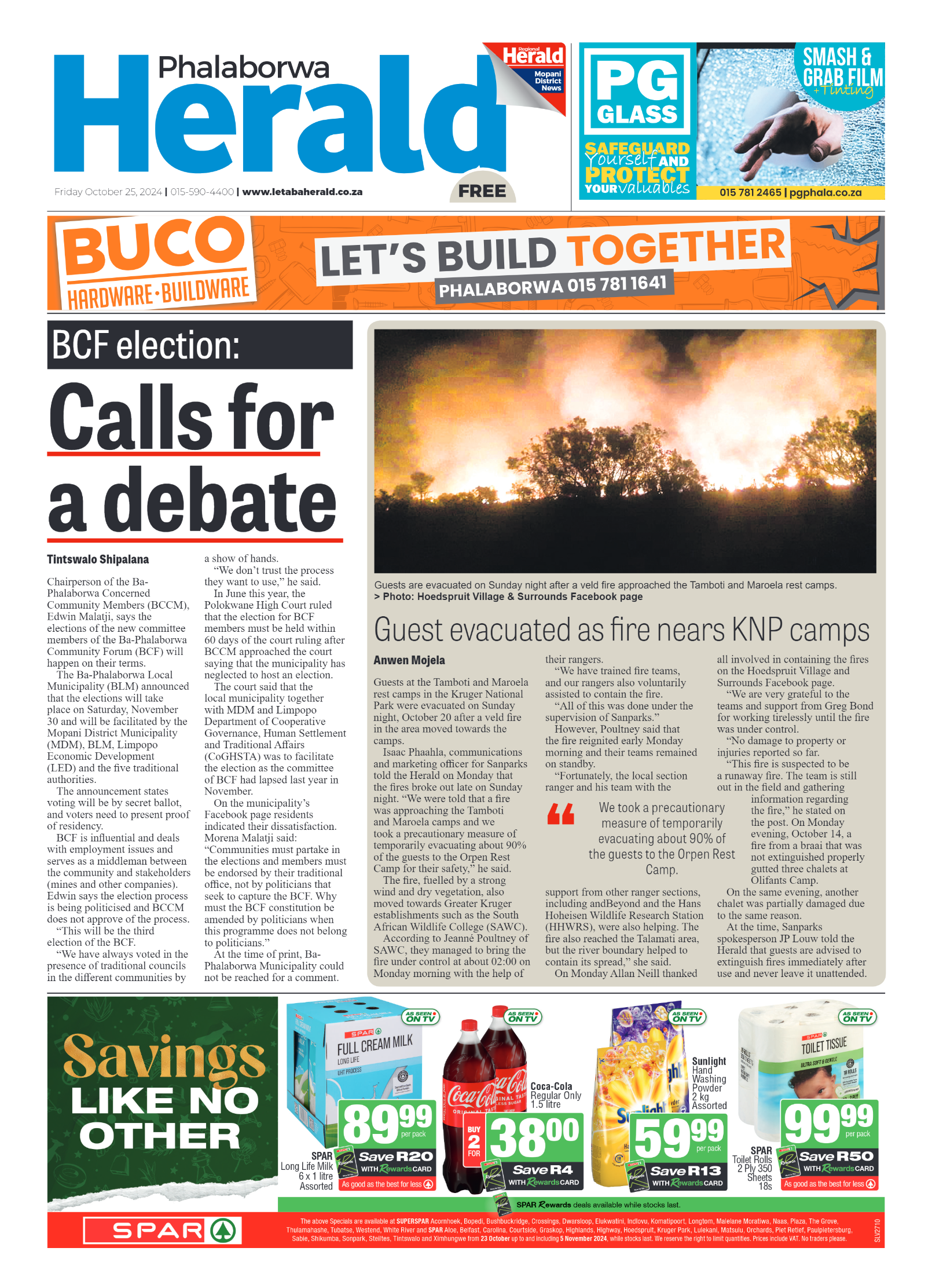 Phalaborwa Herald page 1