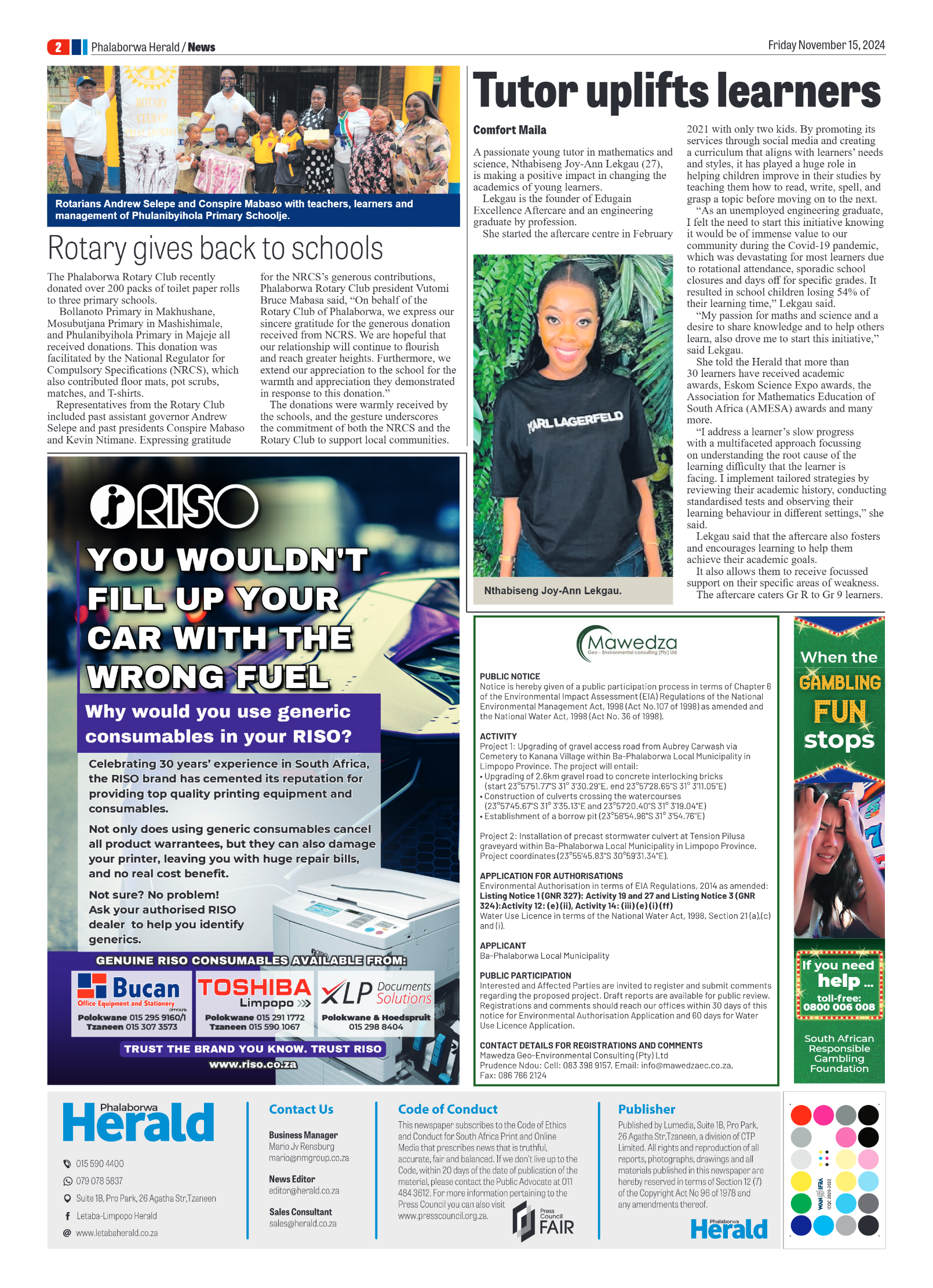 Phalaborwa Herald page 2