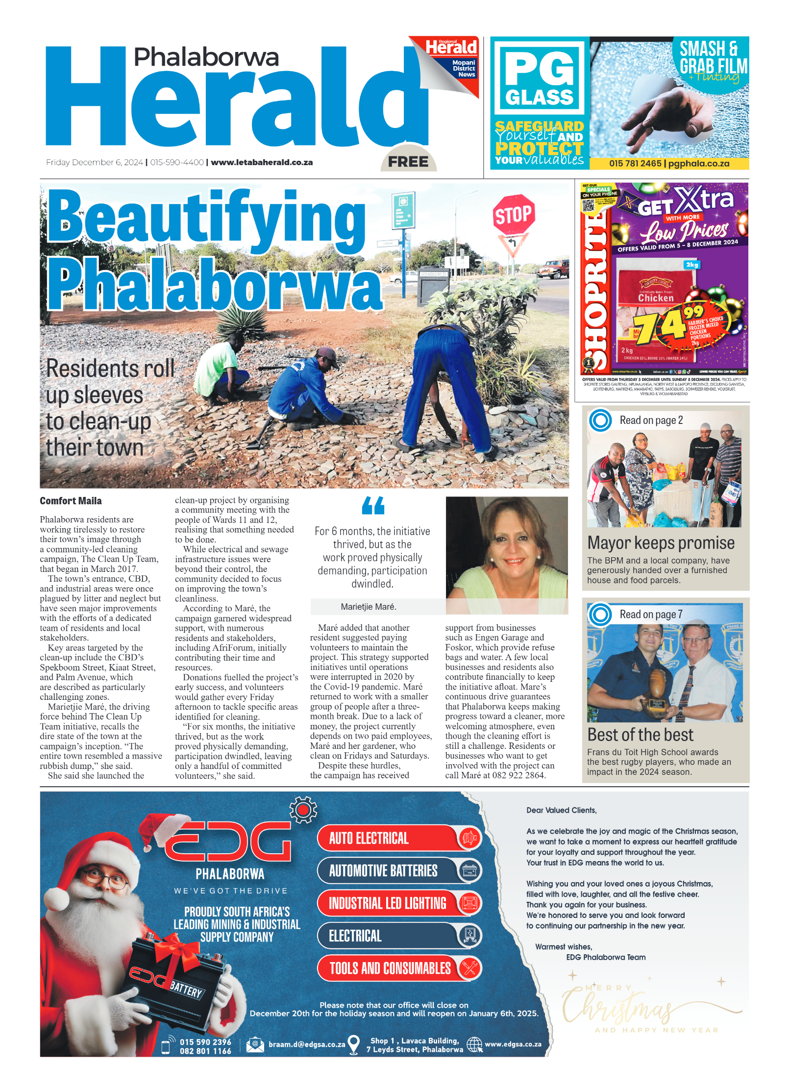 Phalaborwa Herald page 1