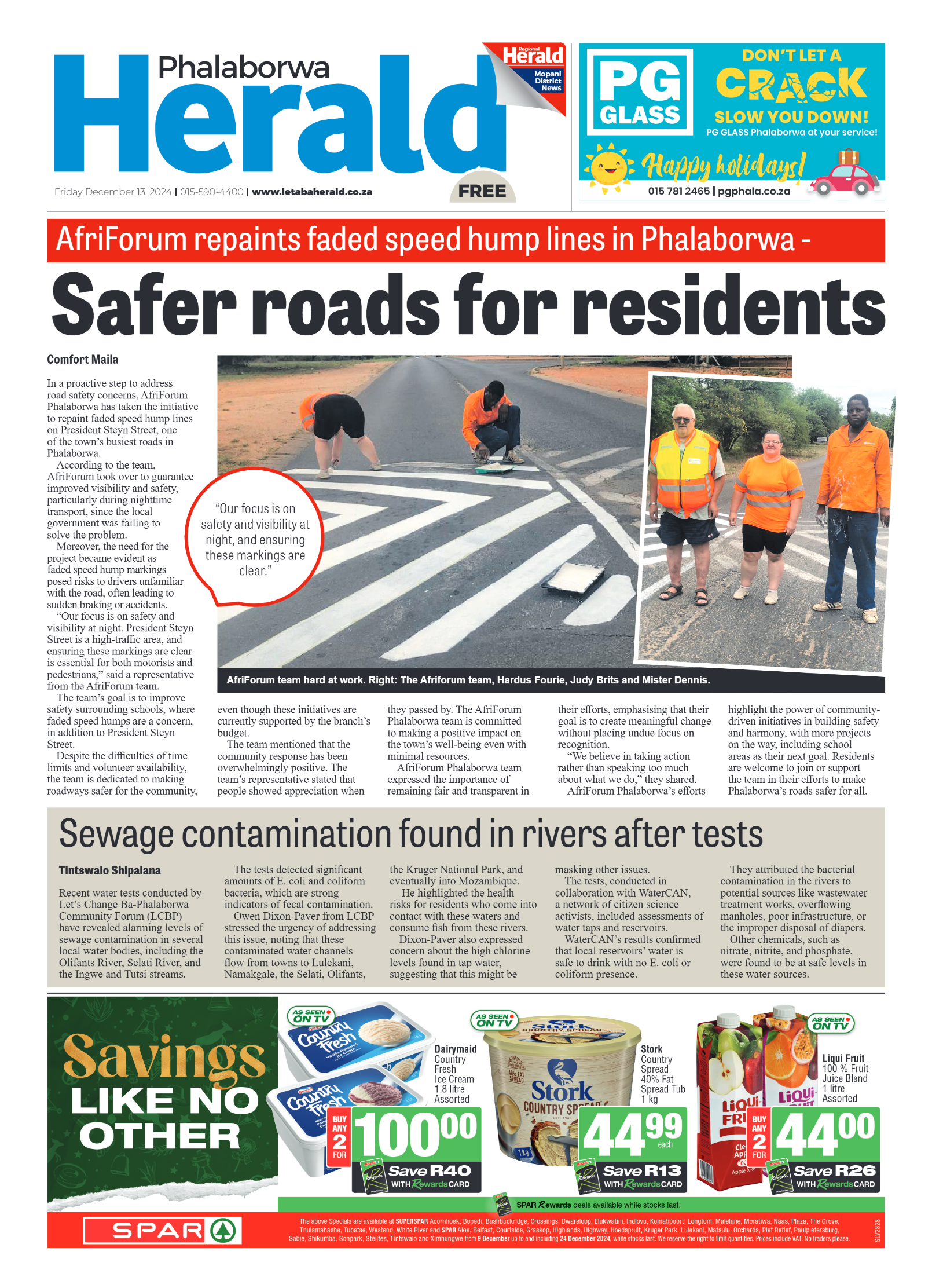 Phalaborwa Herald page 1