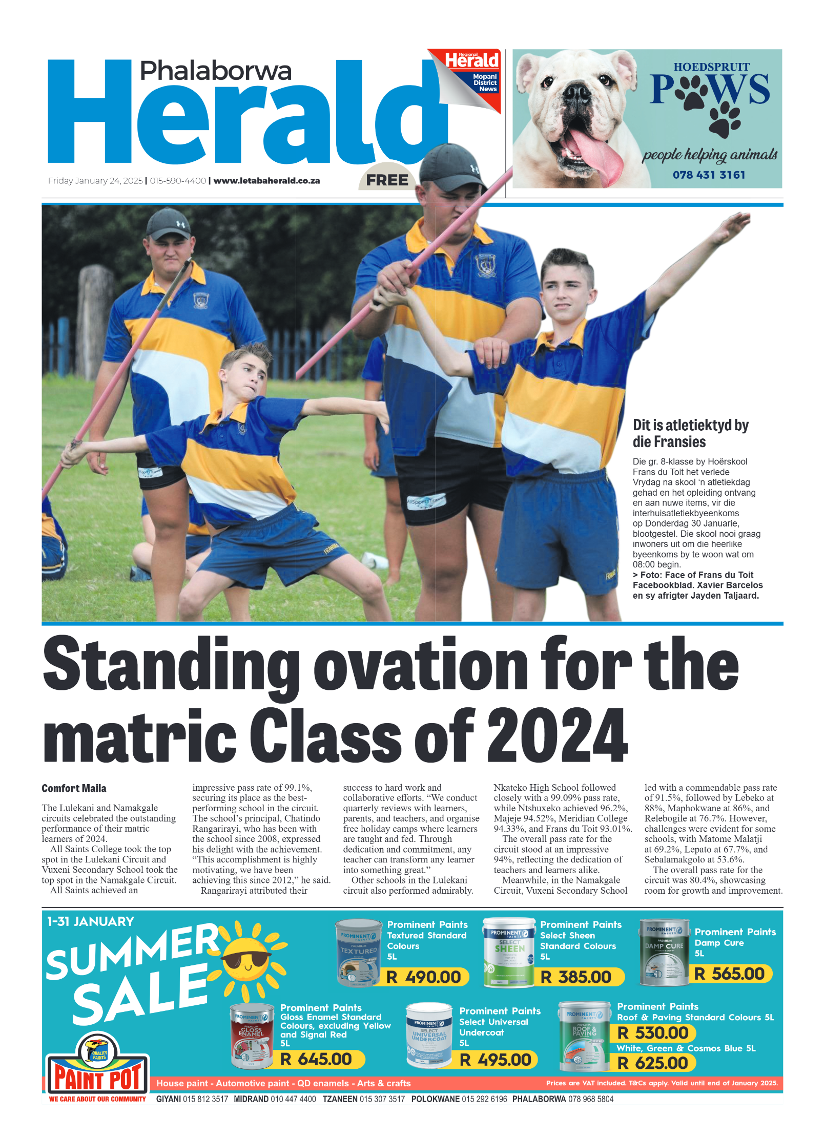 Phalaborwa Herald page 1