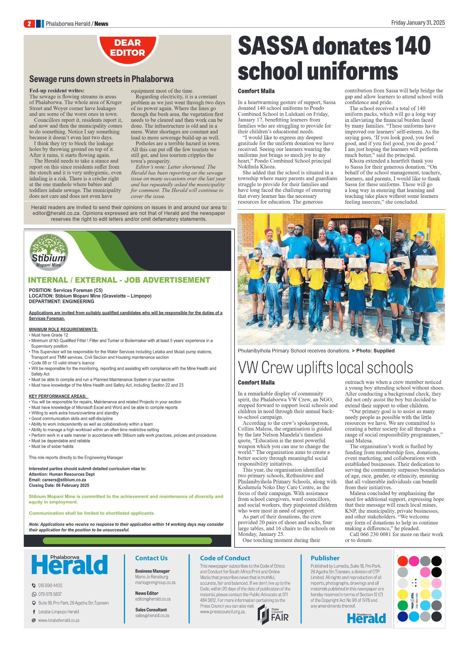 Phalaborwa Herald page 2