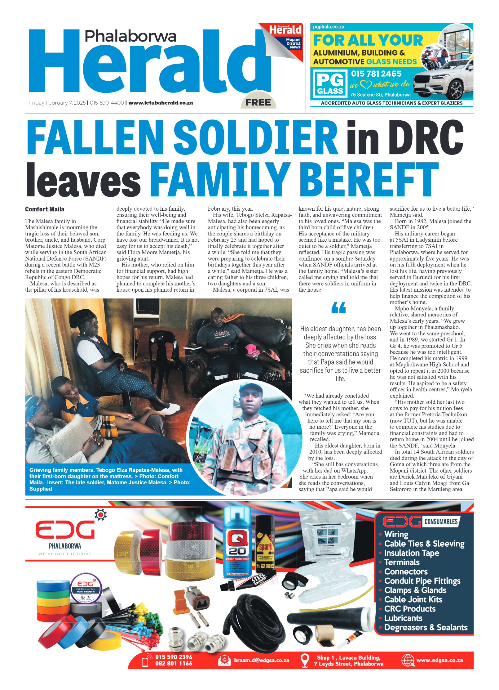 Phalaborwa Herald page 1