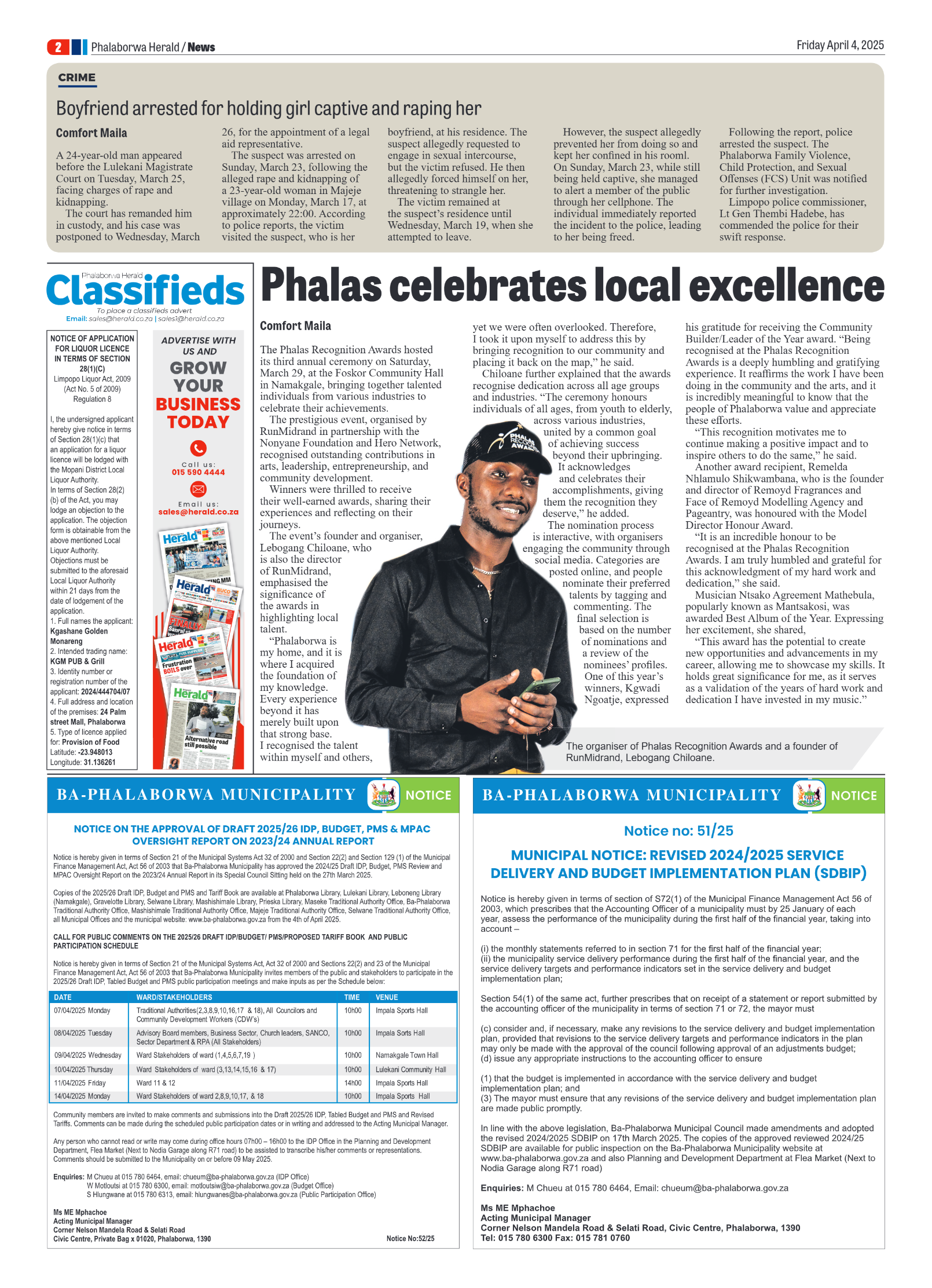 Phalaborwa Herald page 2