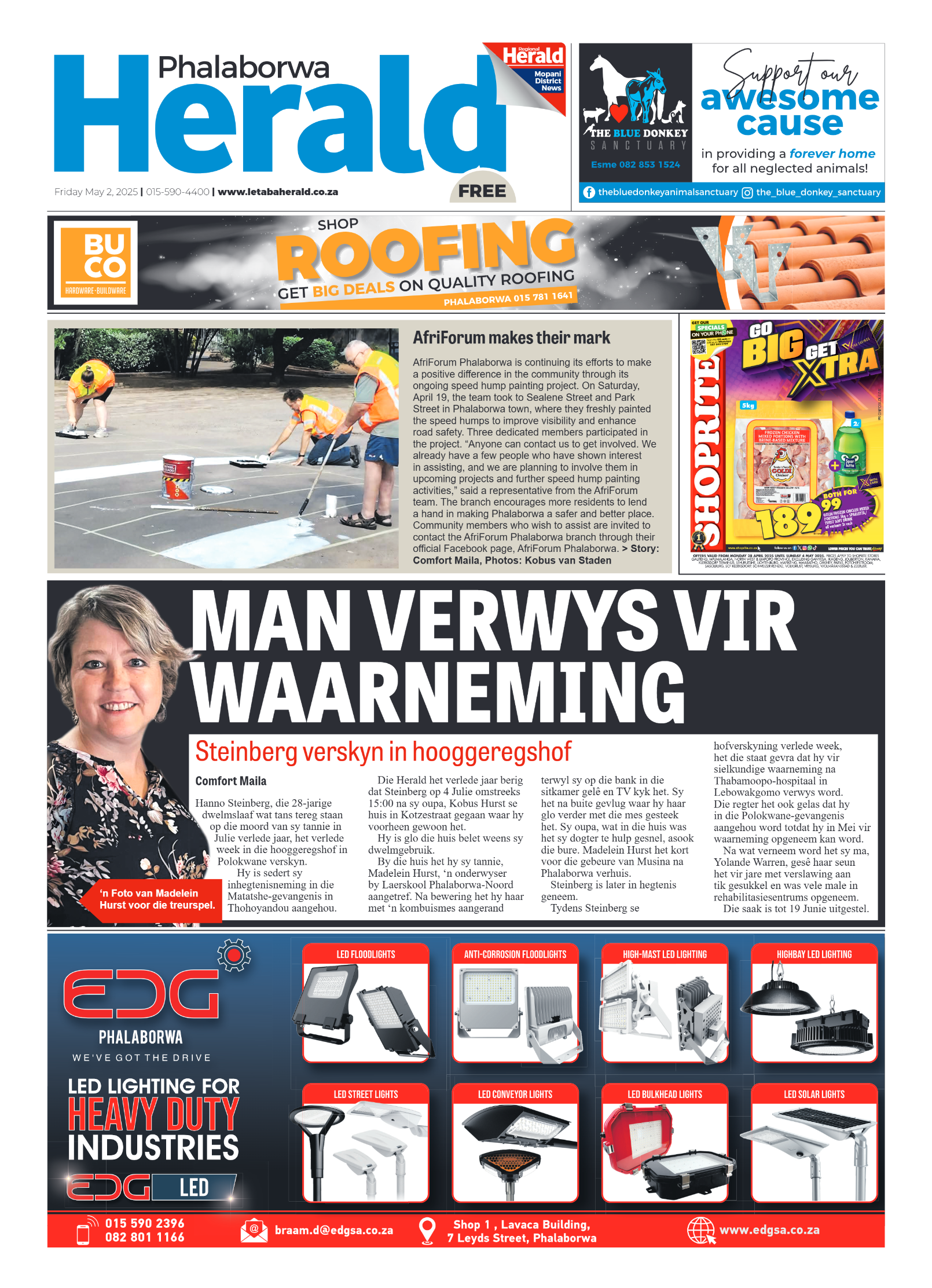 Phalaborwa Herald page 1