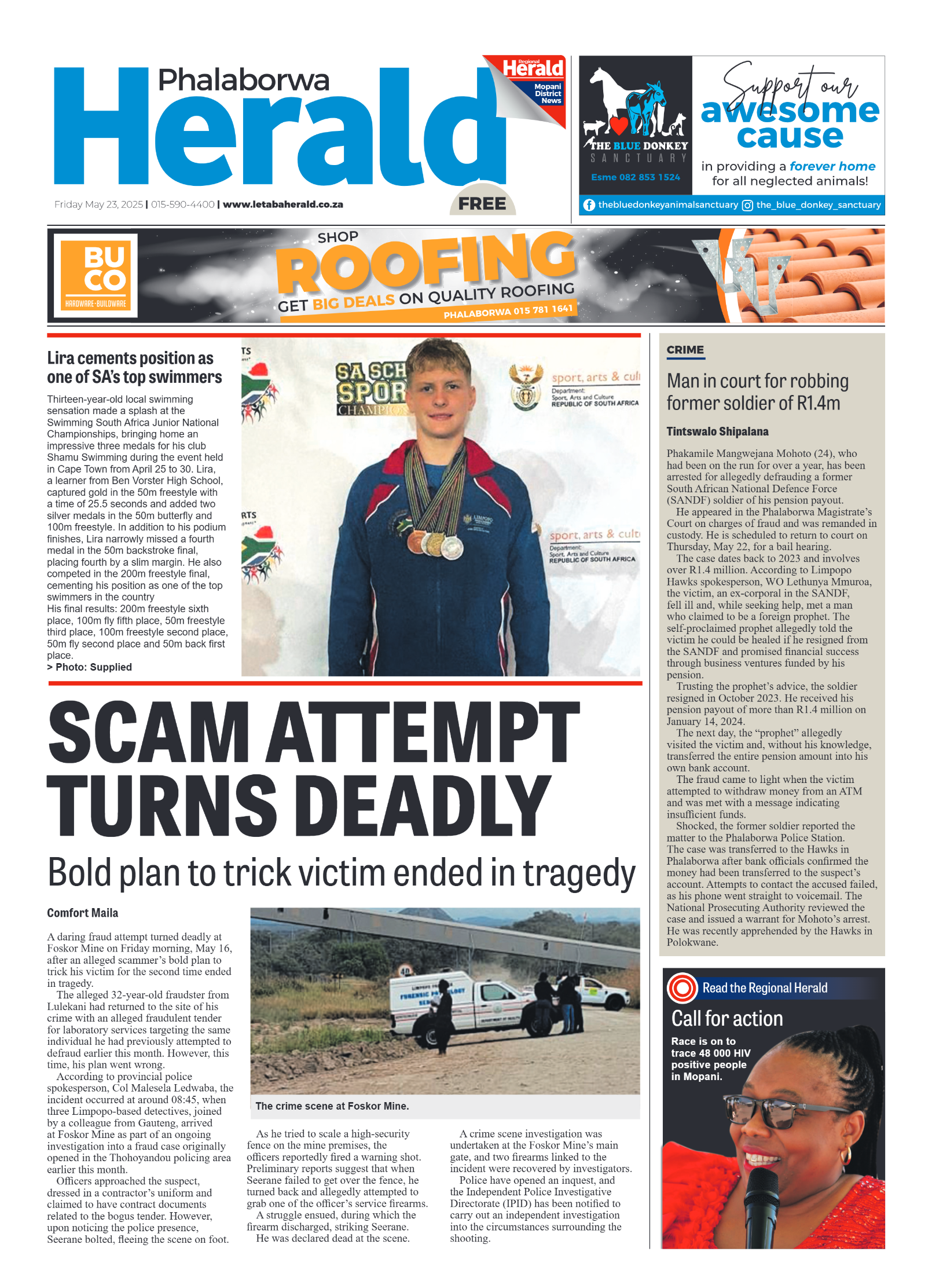 Phalaborwa Herald page 1