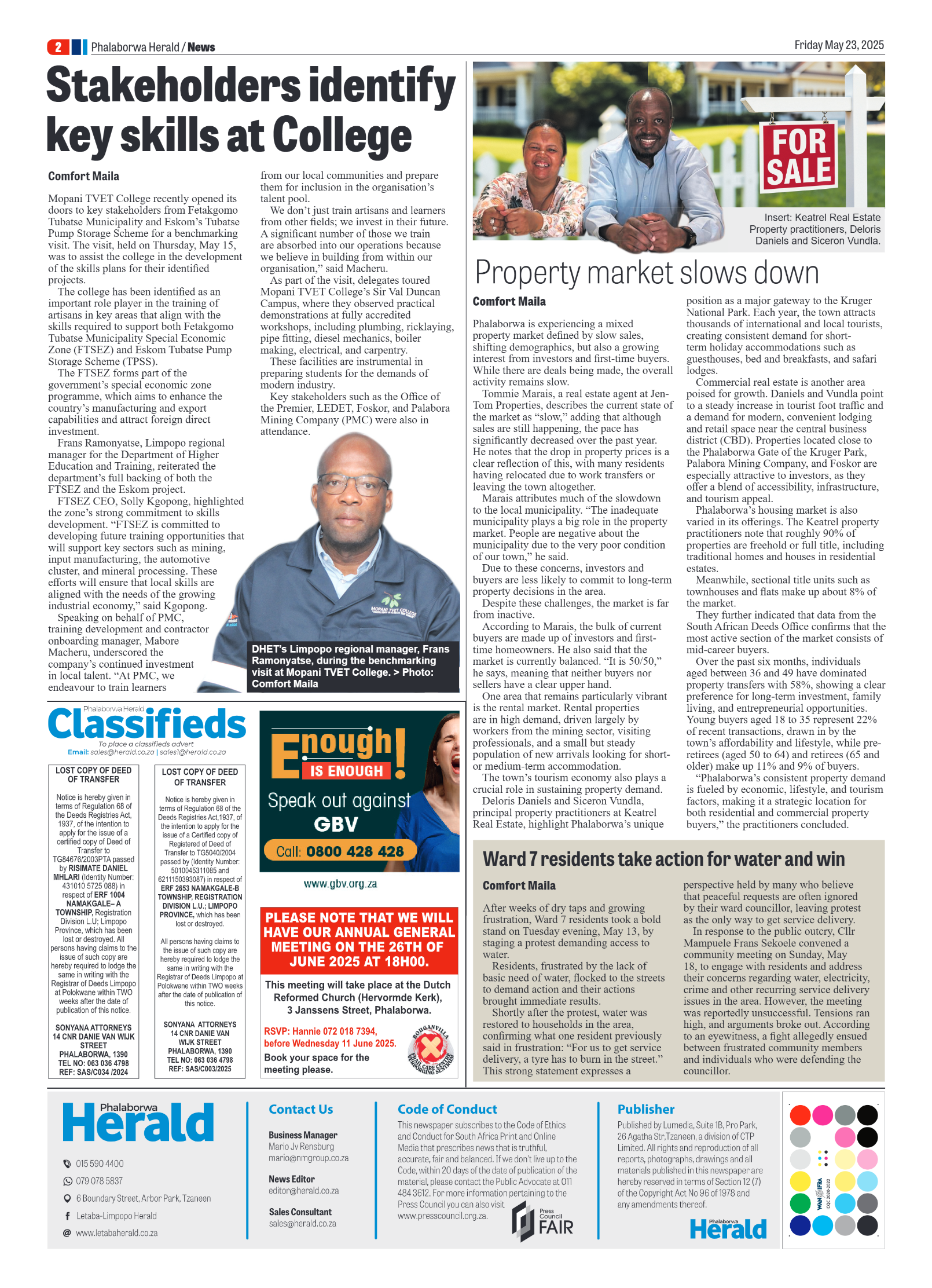 Phalaborwa Herald page 2