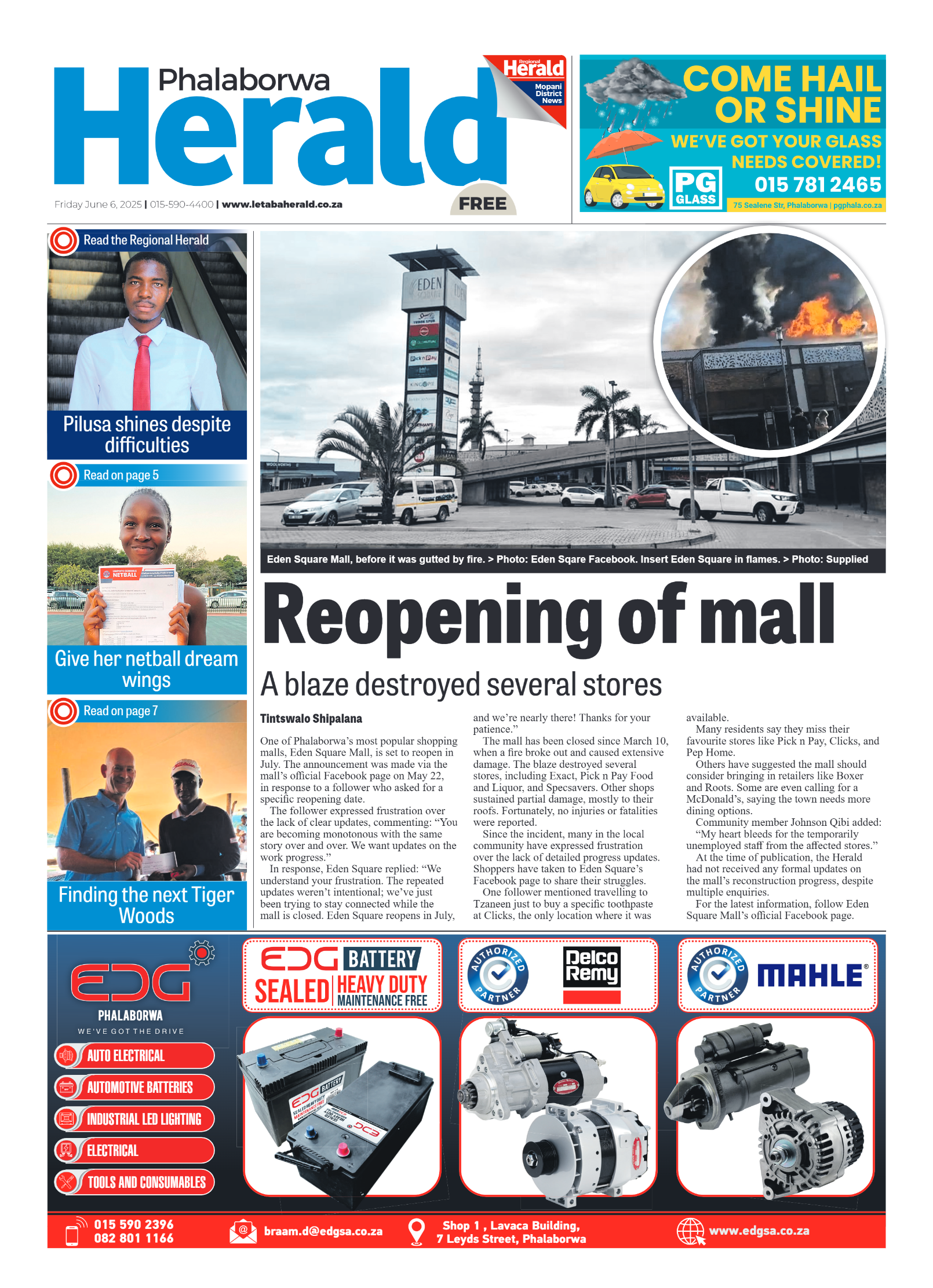 Phalaborwa Herald page 1