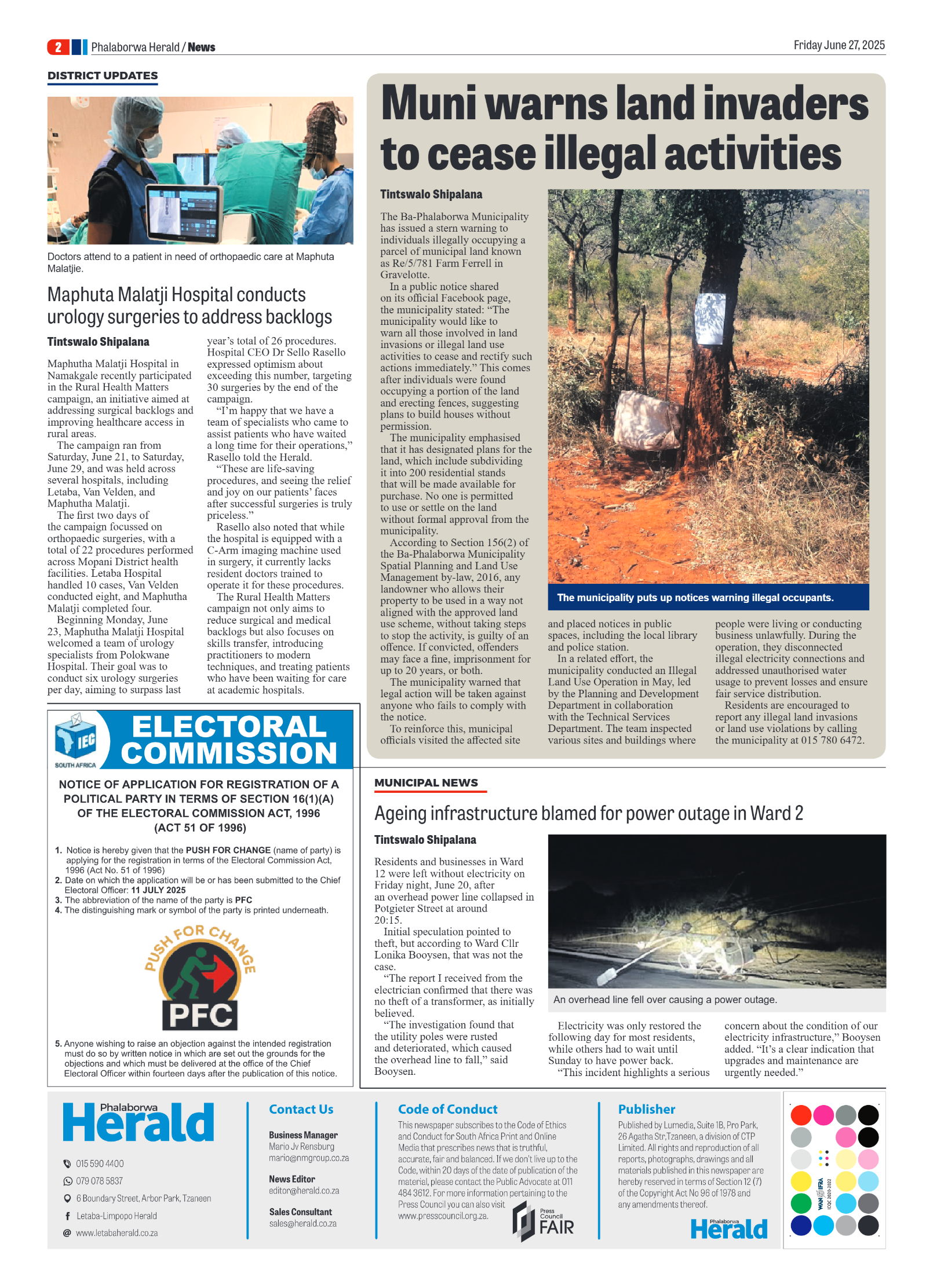 Phalaborwa Herald page 2