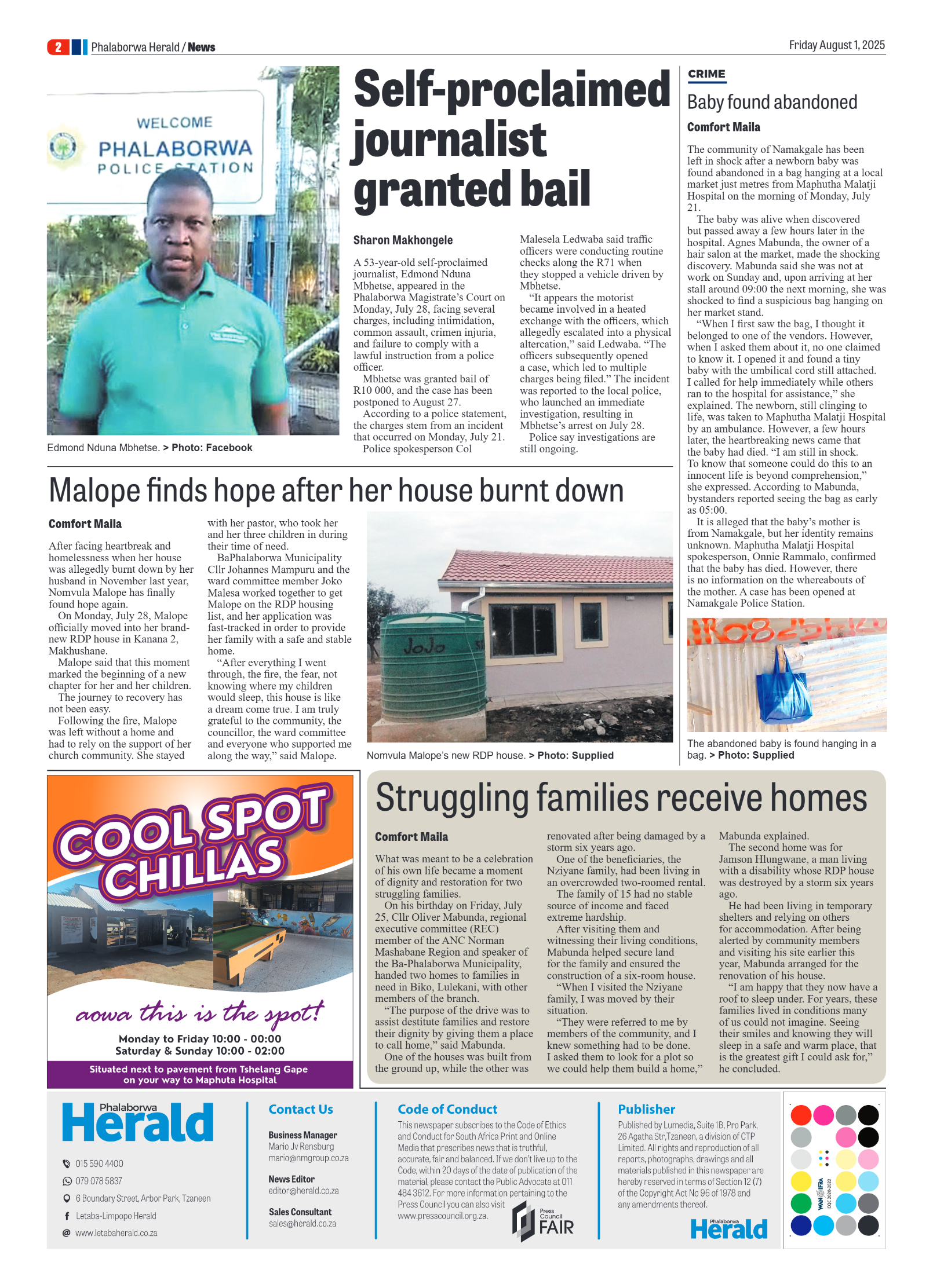 Phalaborwa Herald page 2