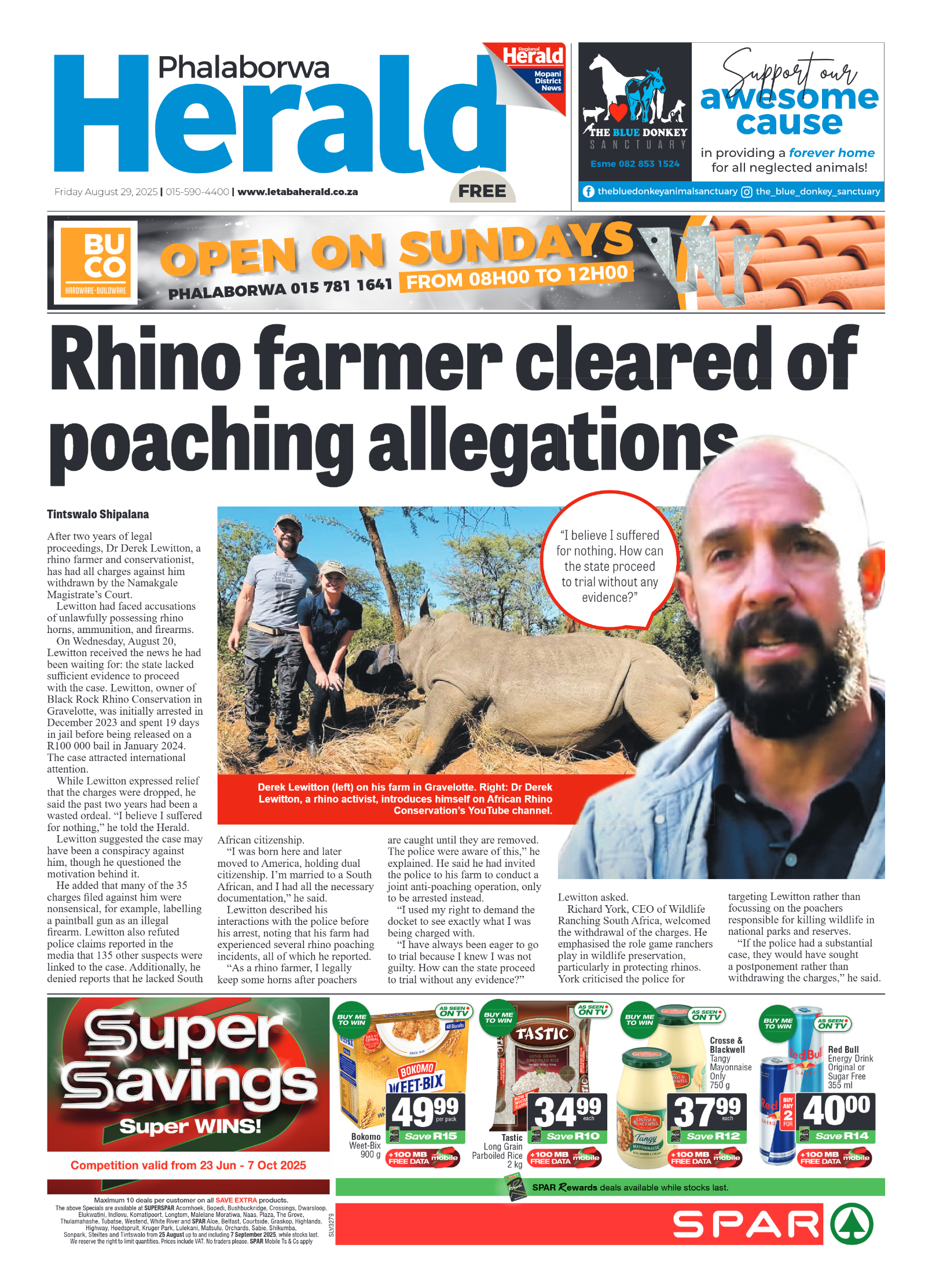 Phalaborwa Herald page 1