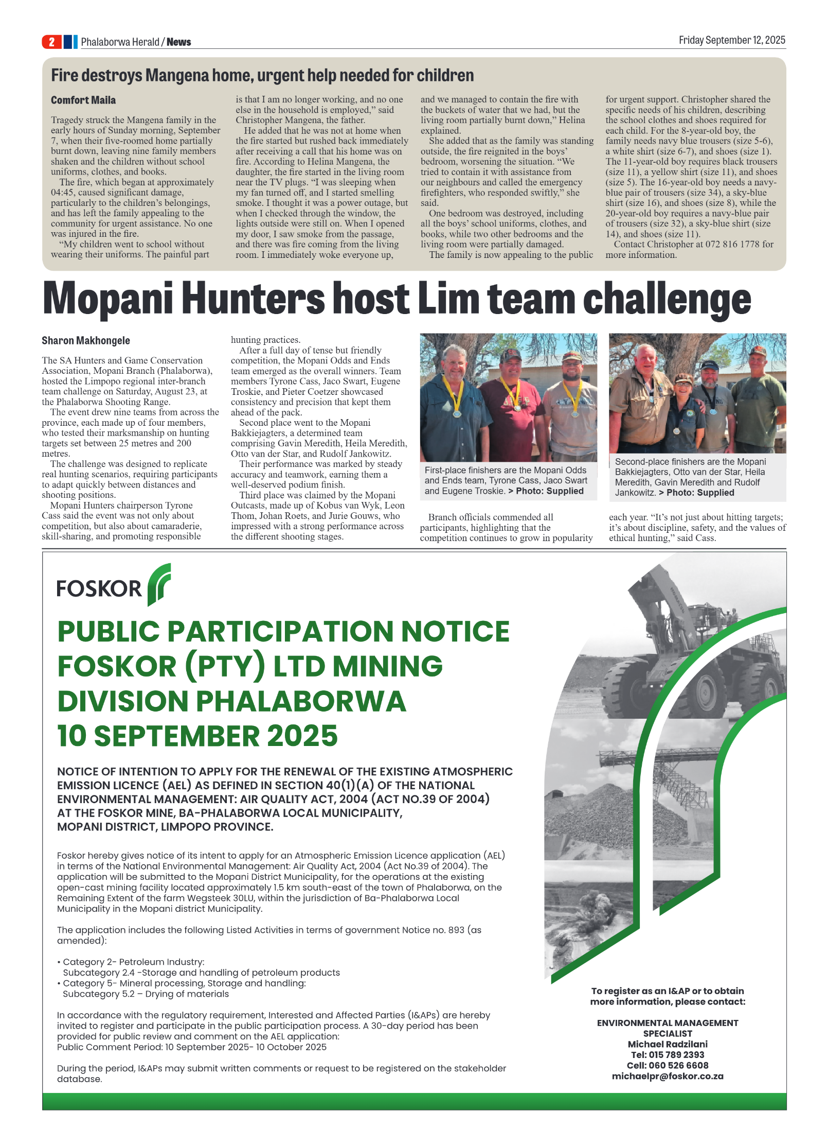 Phalaborwa Herald page 2