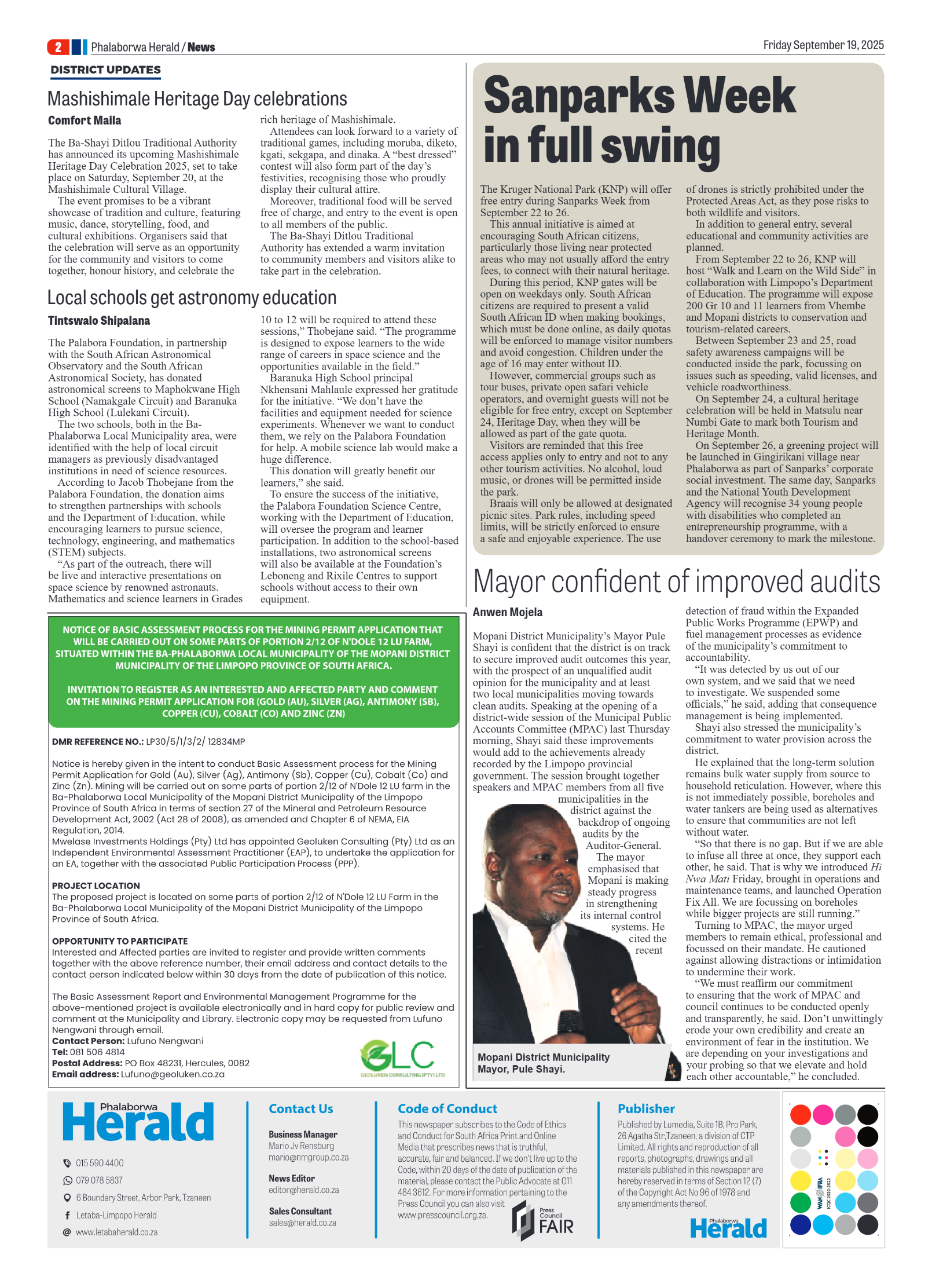 Phalaborwa Herald page 2