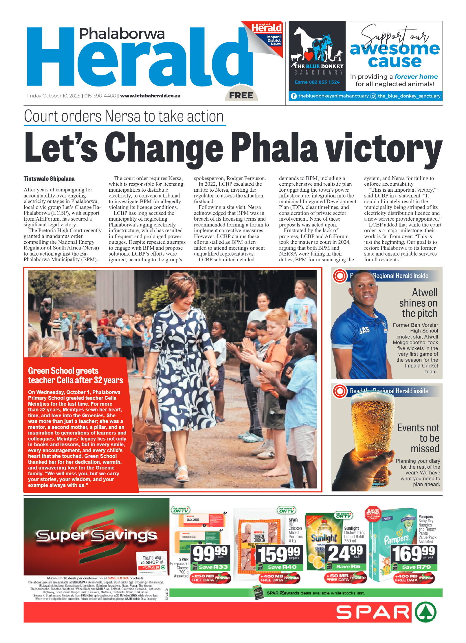 Phalaborwa Herald page 1