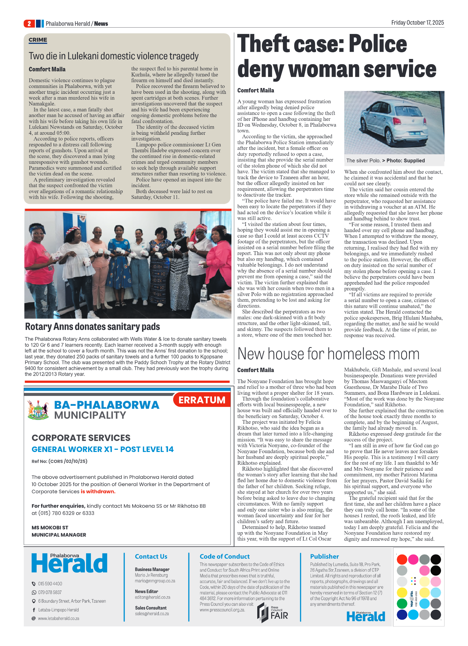 Phalaborwa Herald page 2