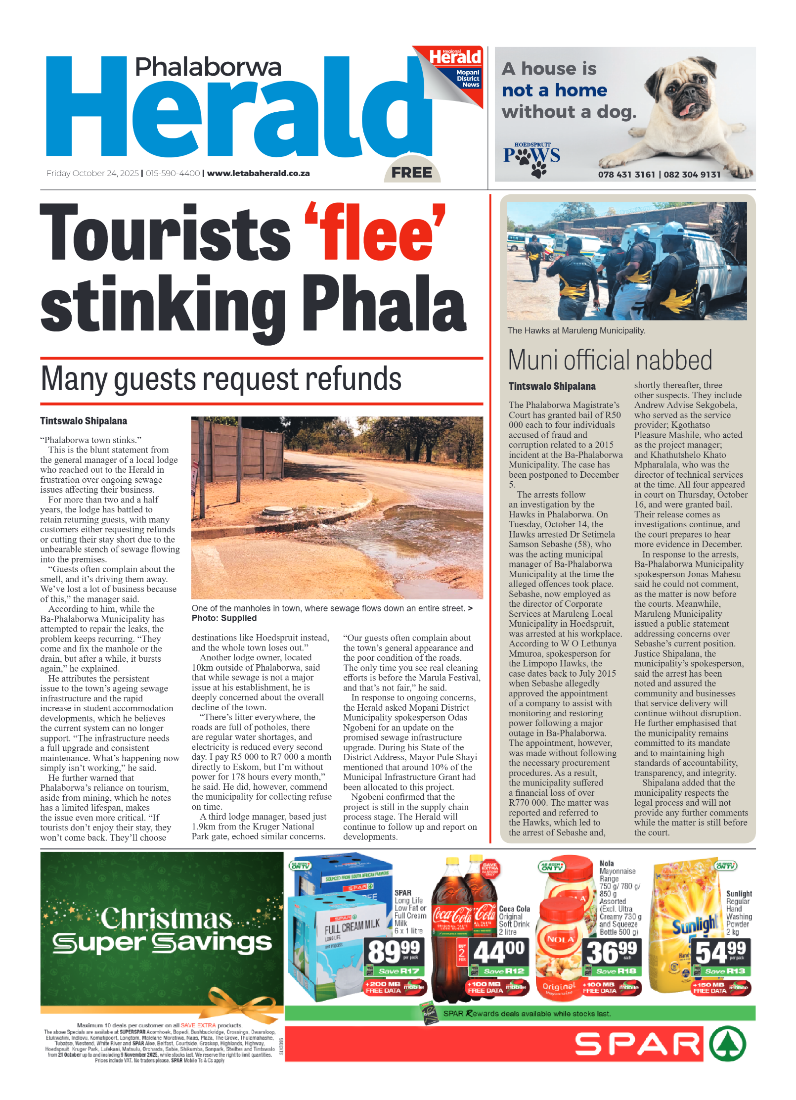 Phalaborwa Herald page 1