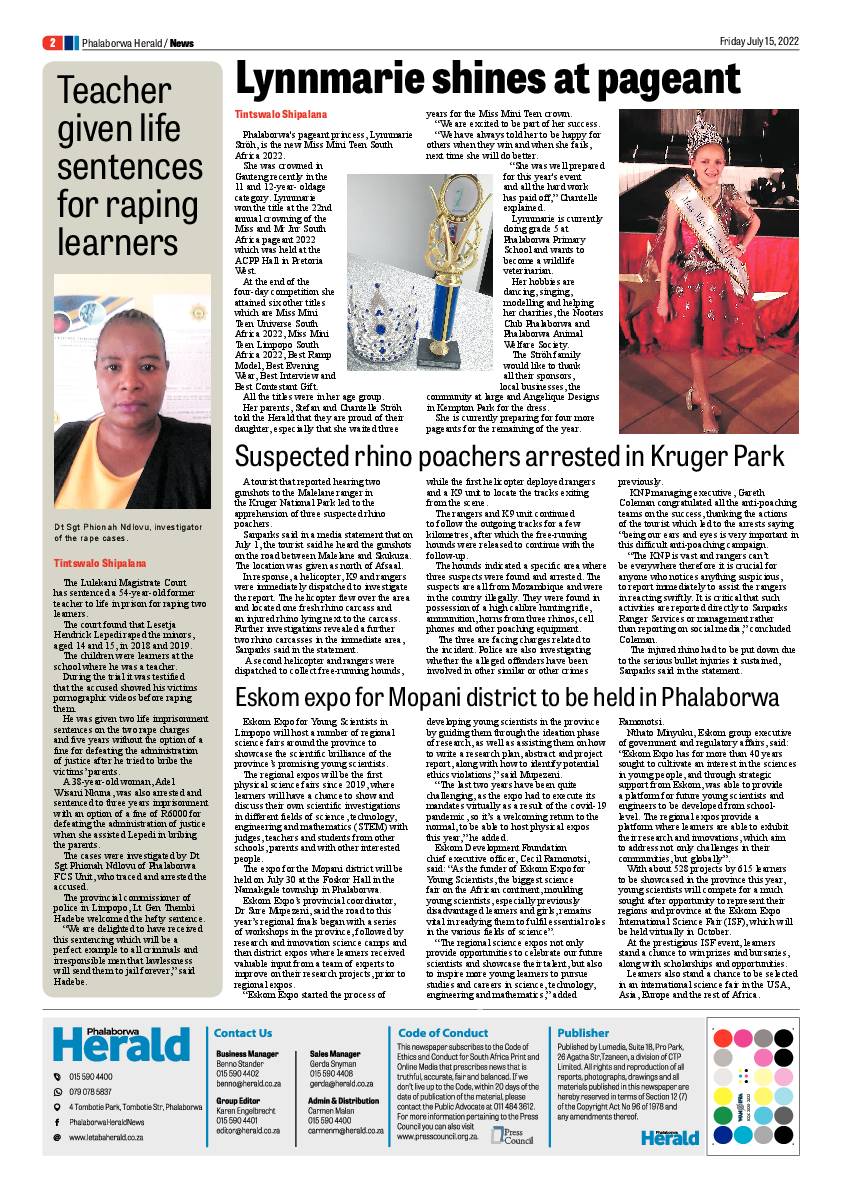 Phalaborwa Herald page 2