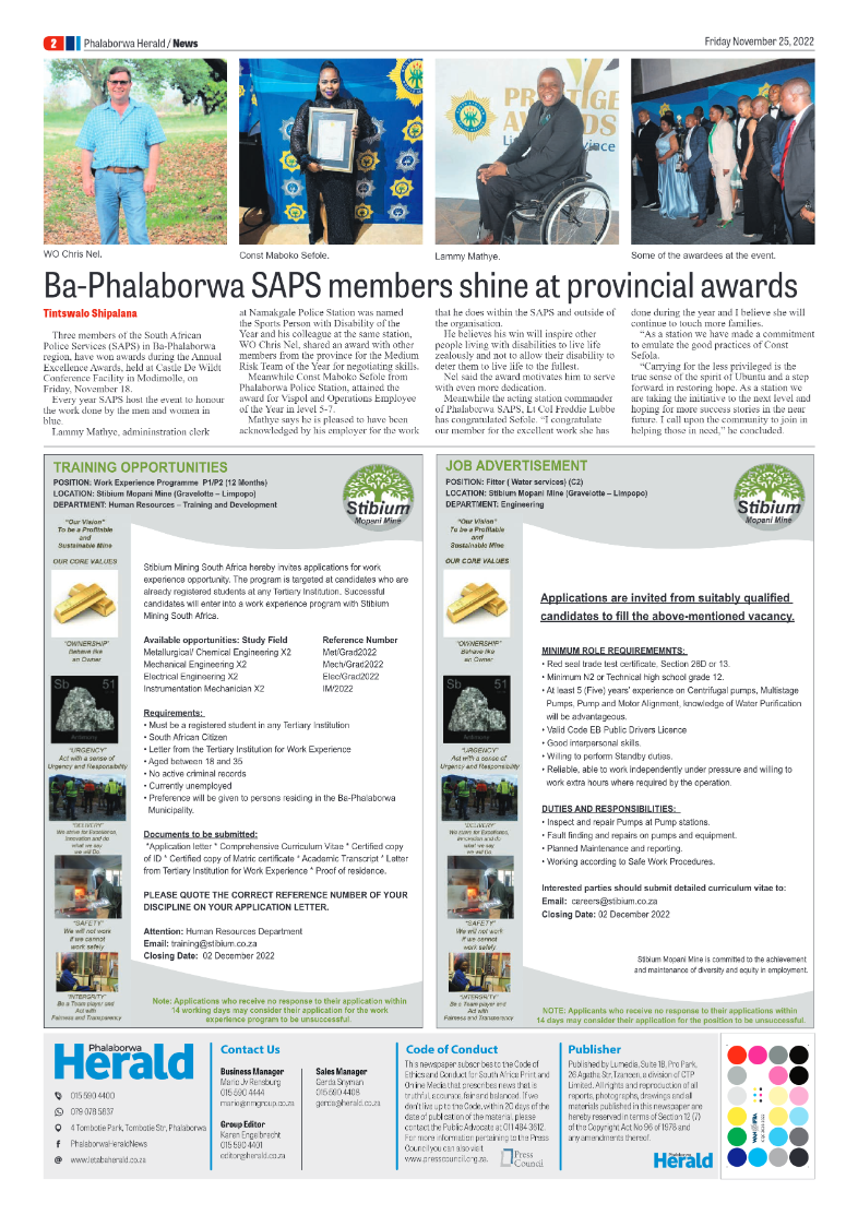 Phalaborwa Herald page 2