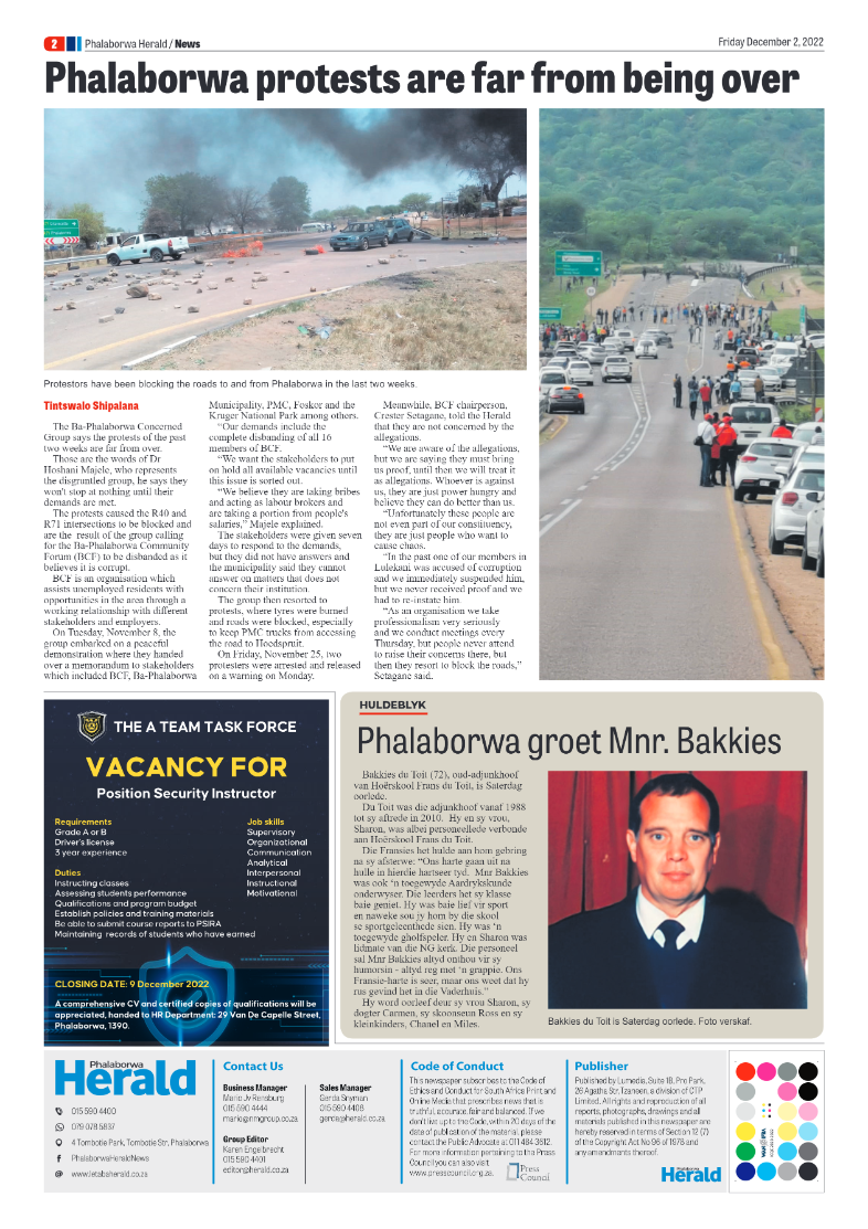 Phalaborwa Herald page 2
