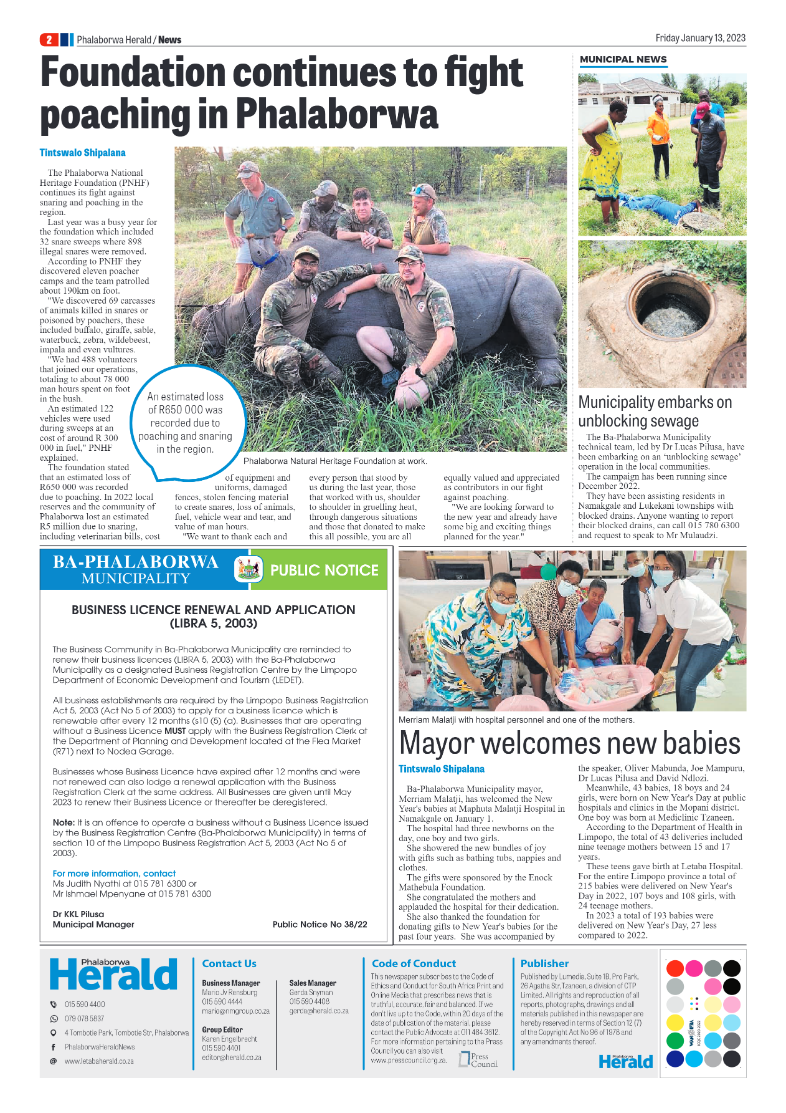 Phalaborwa Herald page 2