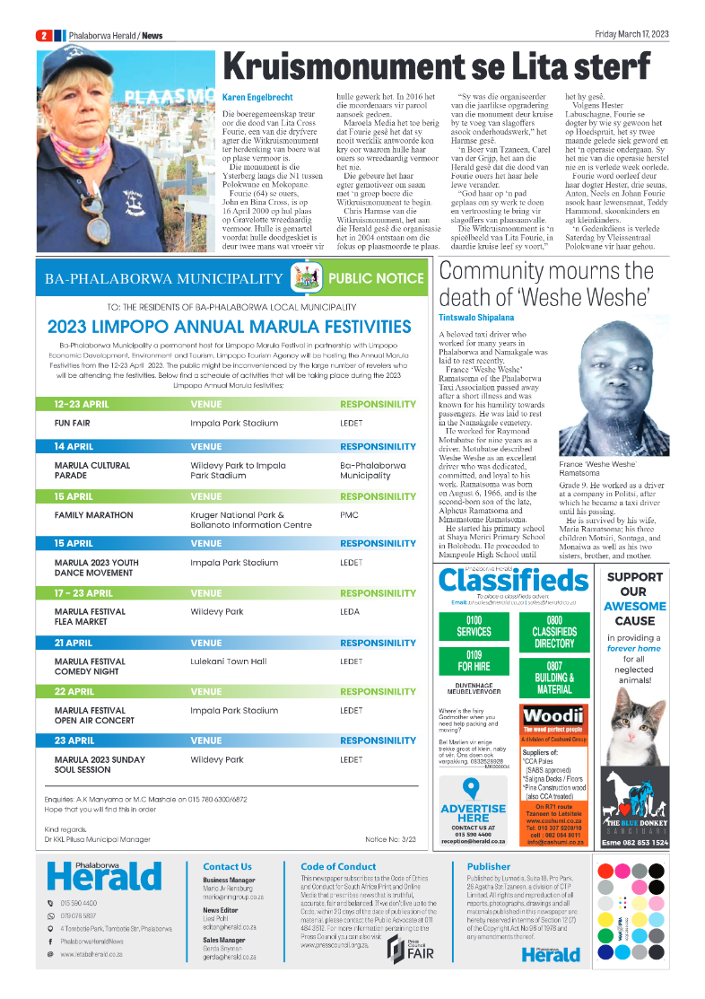 Phalaborwa Herald page 2