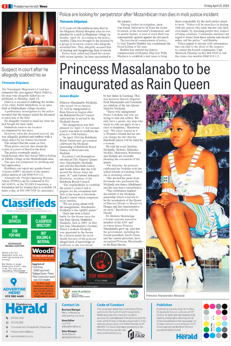 Phalaborwa Herald page 2