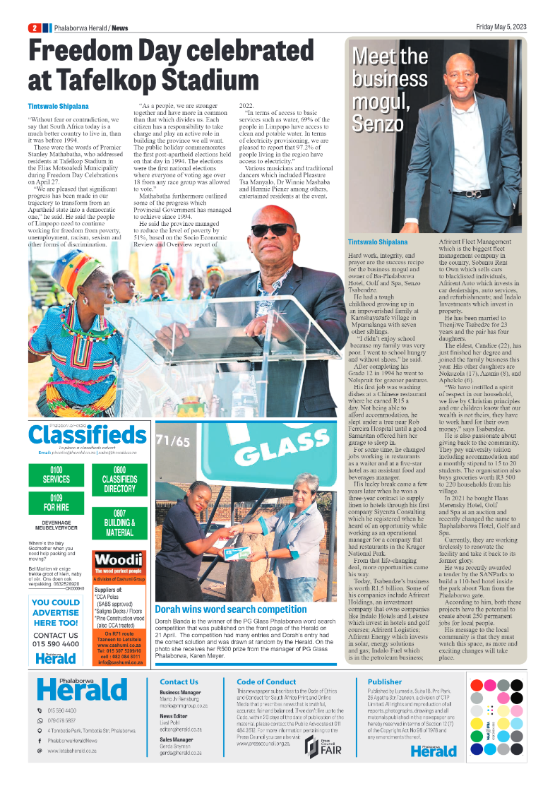 Phalaborwa Herald page 2